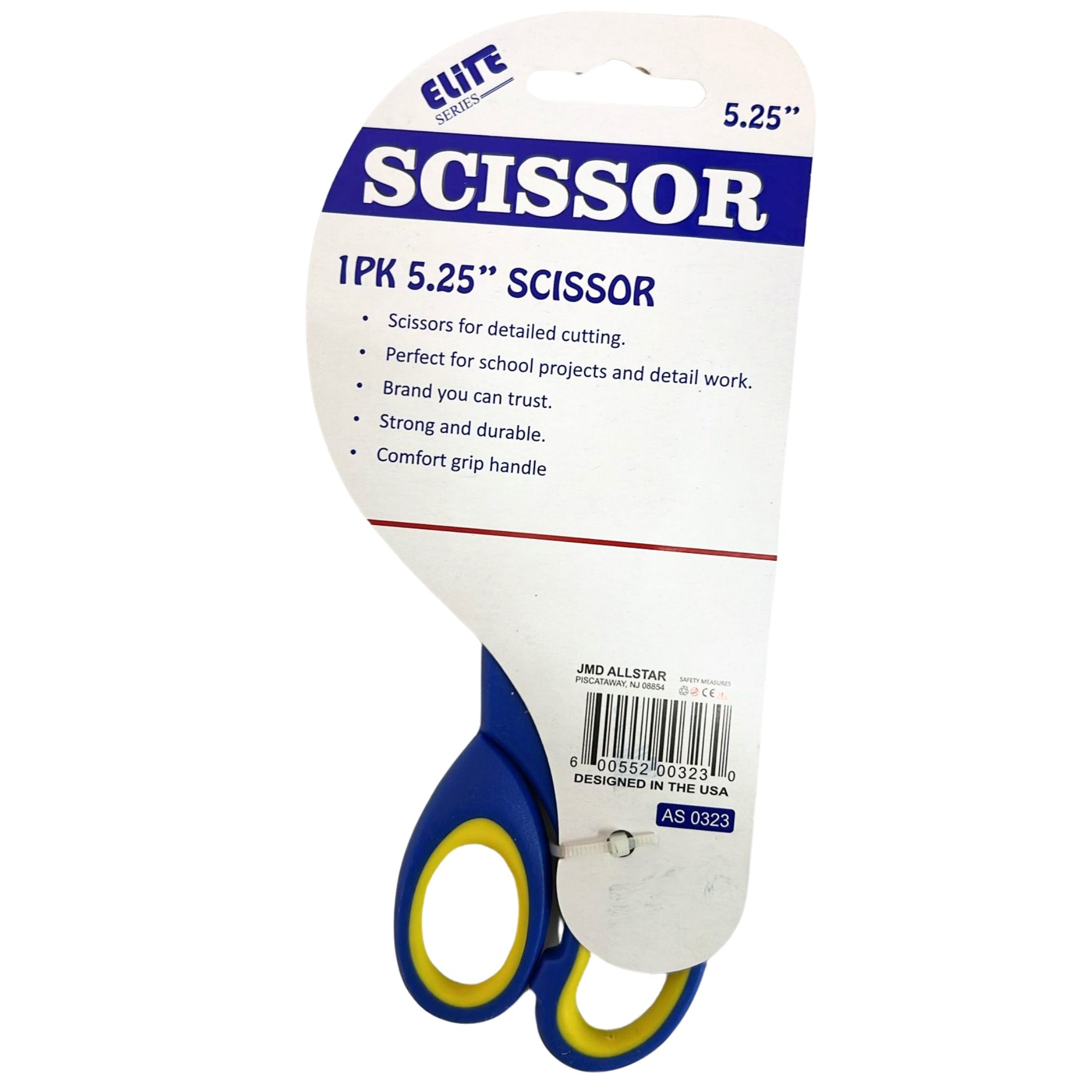 5.25" Round Tip Stainless Steel Scissors: 1 Pack product detail image