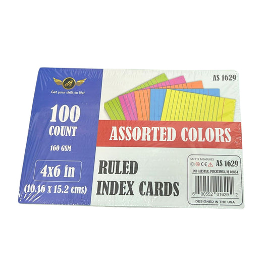 Ruled Index Cards