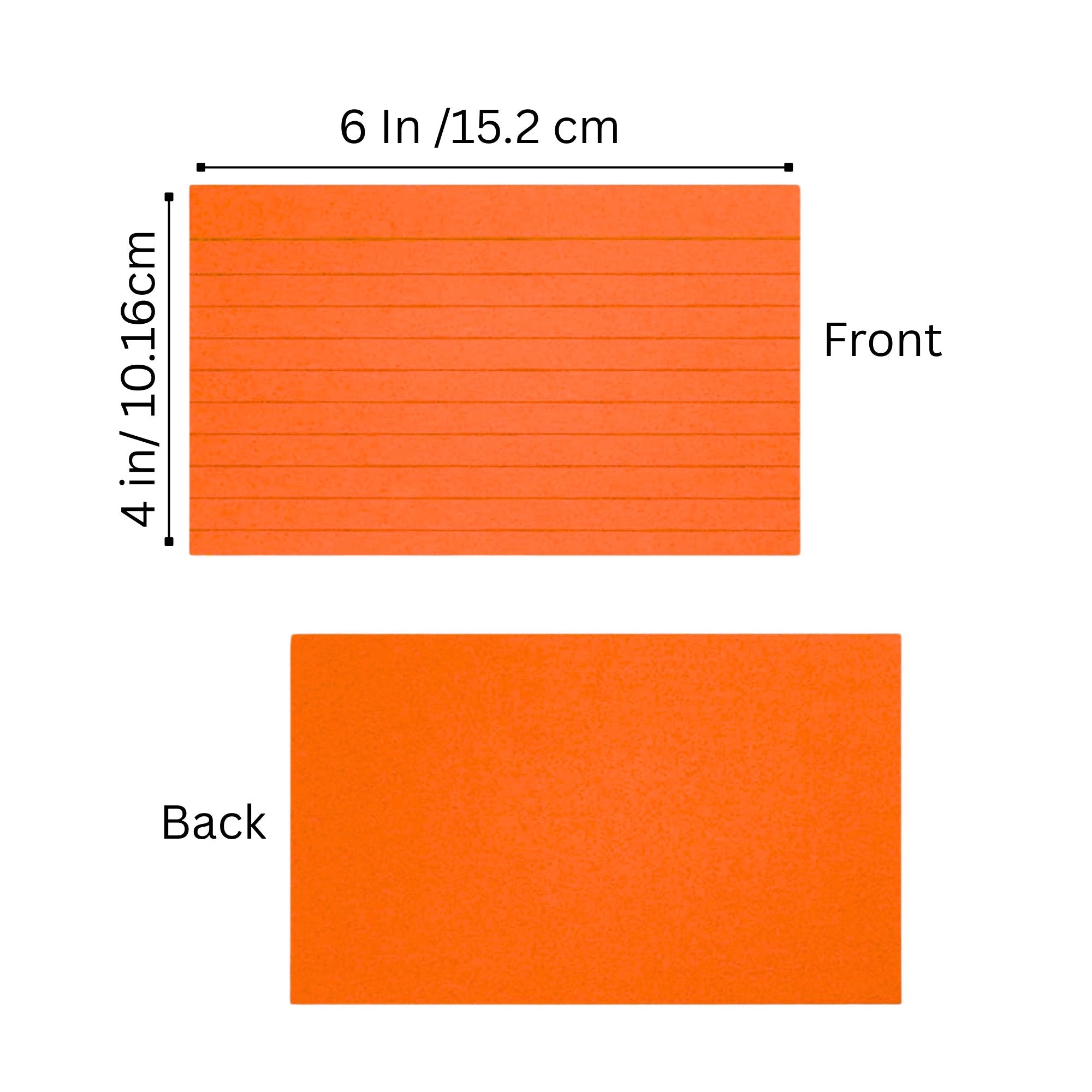 Assorted Colors 4" x 6" Inches Ruled Index Cards: 100 Pack product detail image