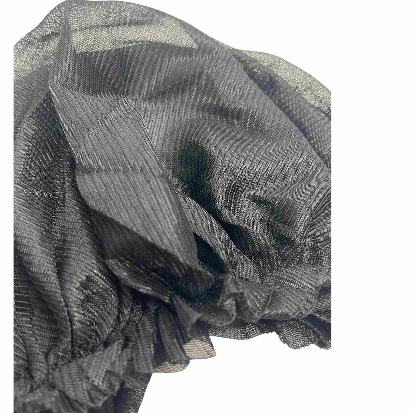 Satin Jumbo Sleep Cap in Black