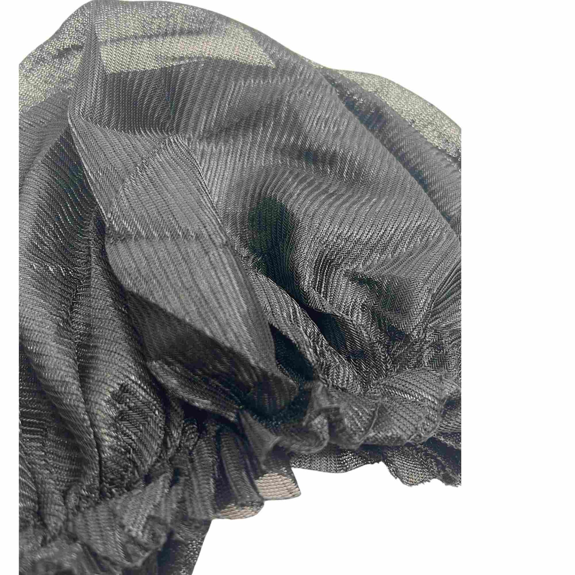 Satin Jumbo Sleep Cap in Black