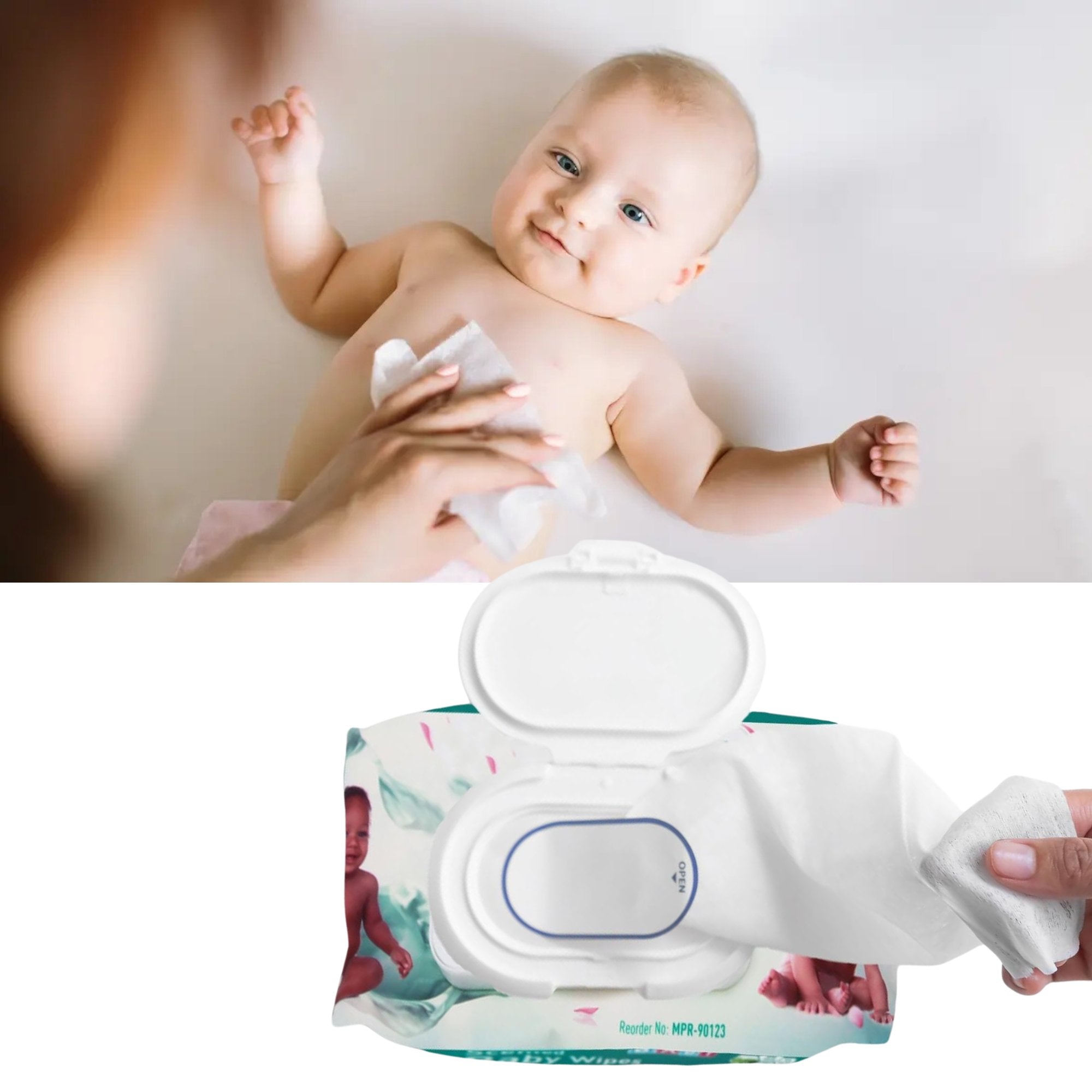 Disposable Scented Baby Wipes: 80 Pack Disposable Baby Wipes Kids Accessories Wipe product detail image