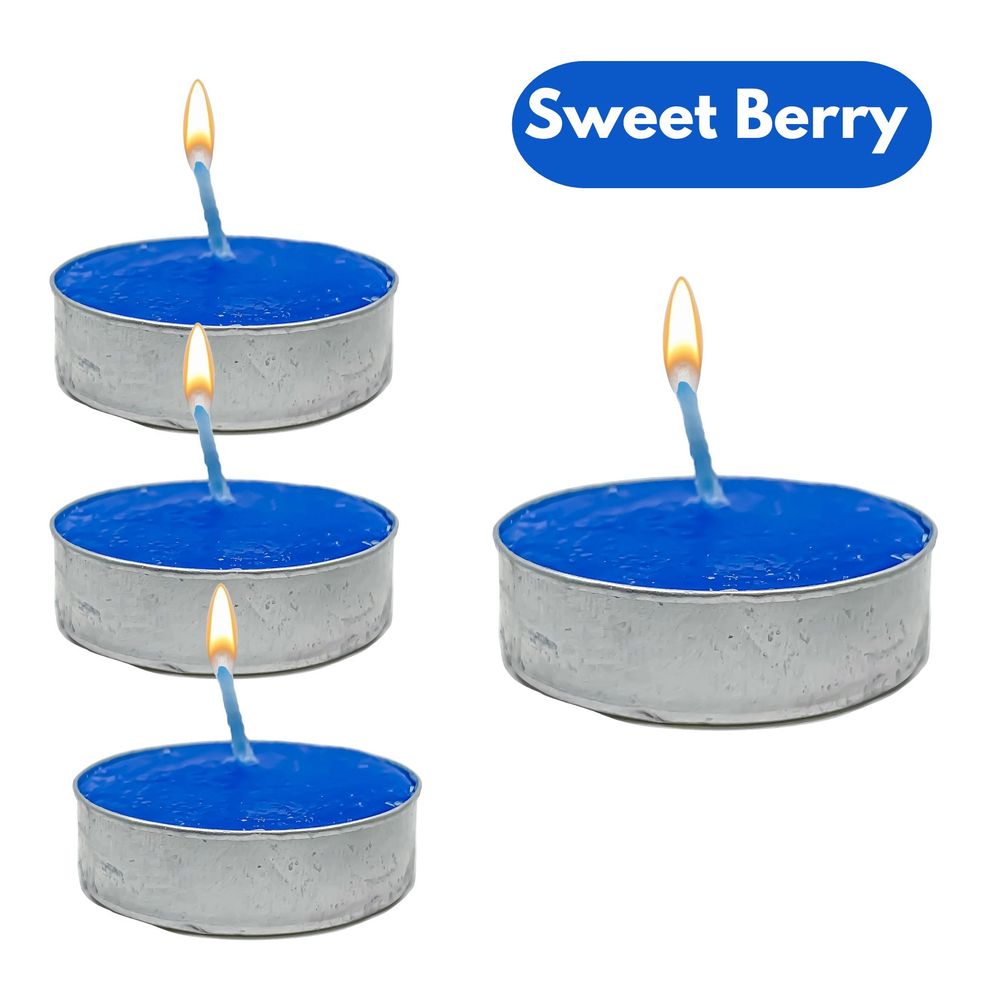 Scented Home Fragrance Tealight Candles: 4 Pack Scented Candle size and feature image