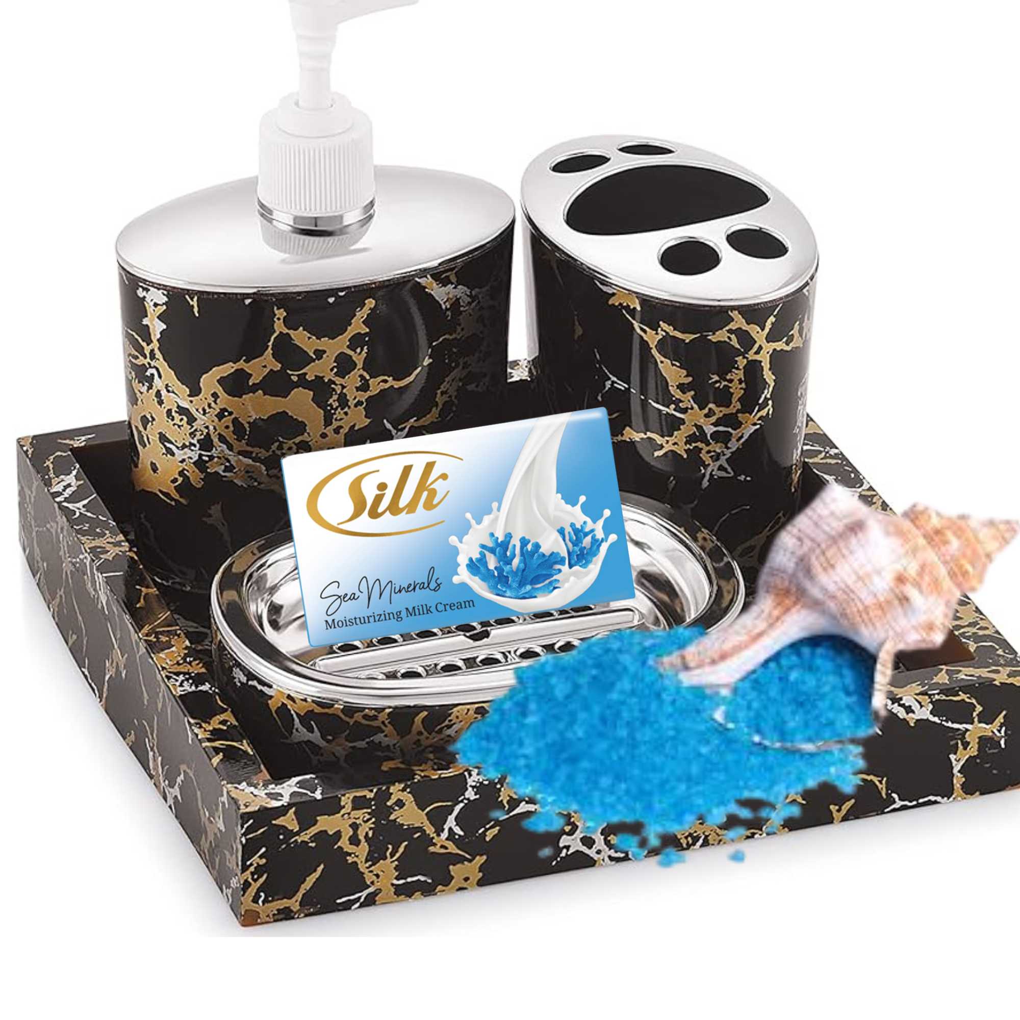 100g Silk Sea Mineraux Moisturizing Milk Cream Soap: 2 Bars Bar Soap Bath Soap Bathroom size and feature image