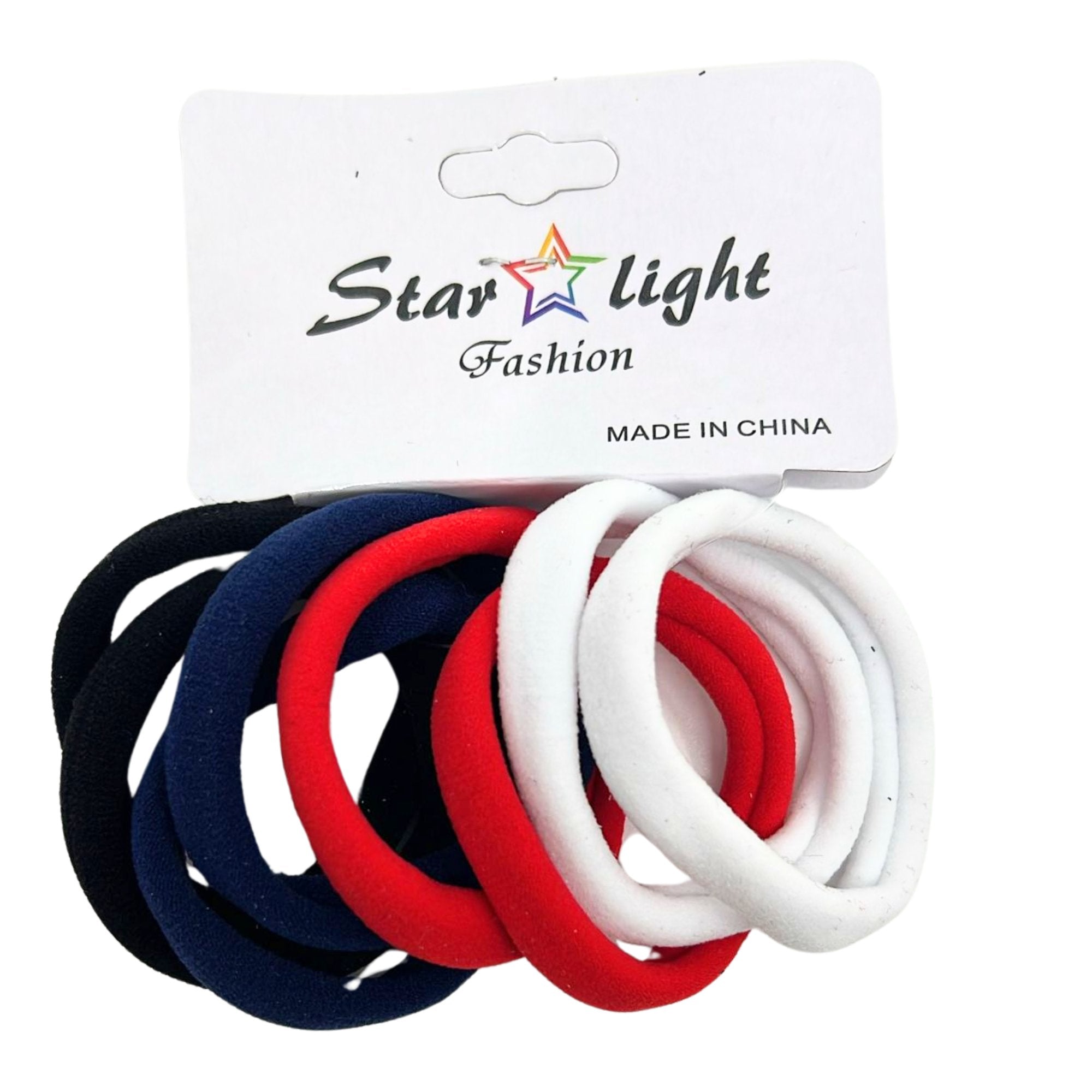 Multicolor Soft, Seamless & High Stretch Ponytail Holders: 8 Pack Hair Bands Hair Halloween main product image