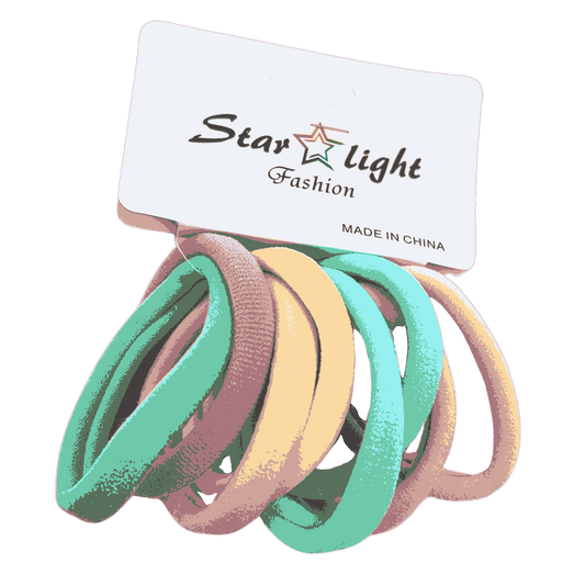 Multicolor Soft, Seamless & High-Stretch Ponytail Holders