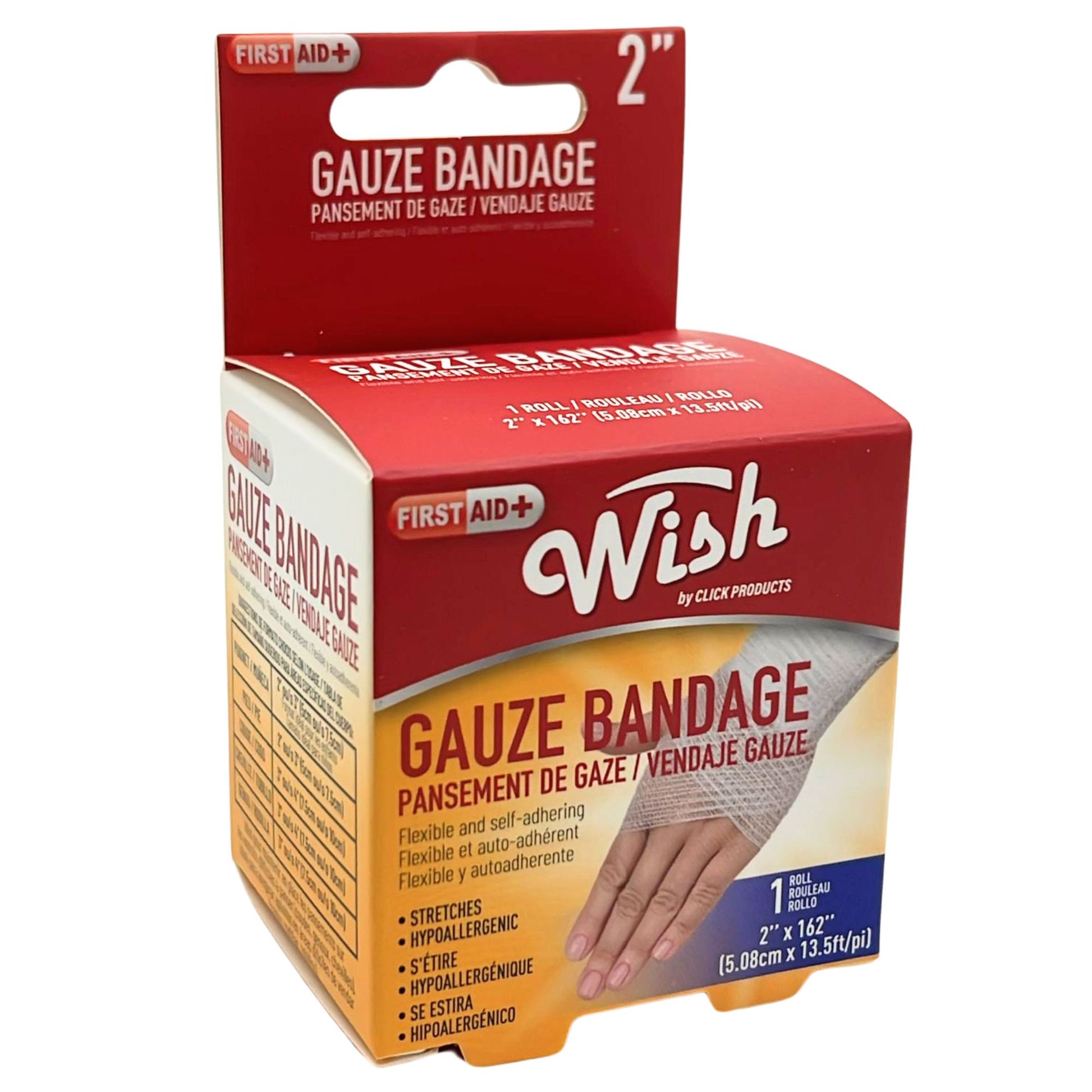 Wish Self-Cling Bandage Gauze