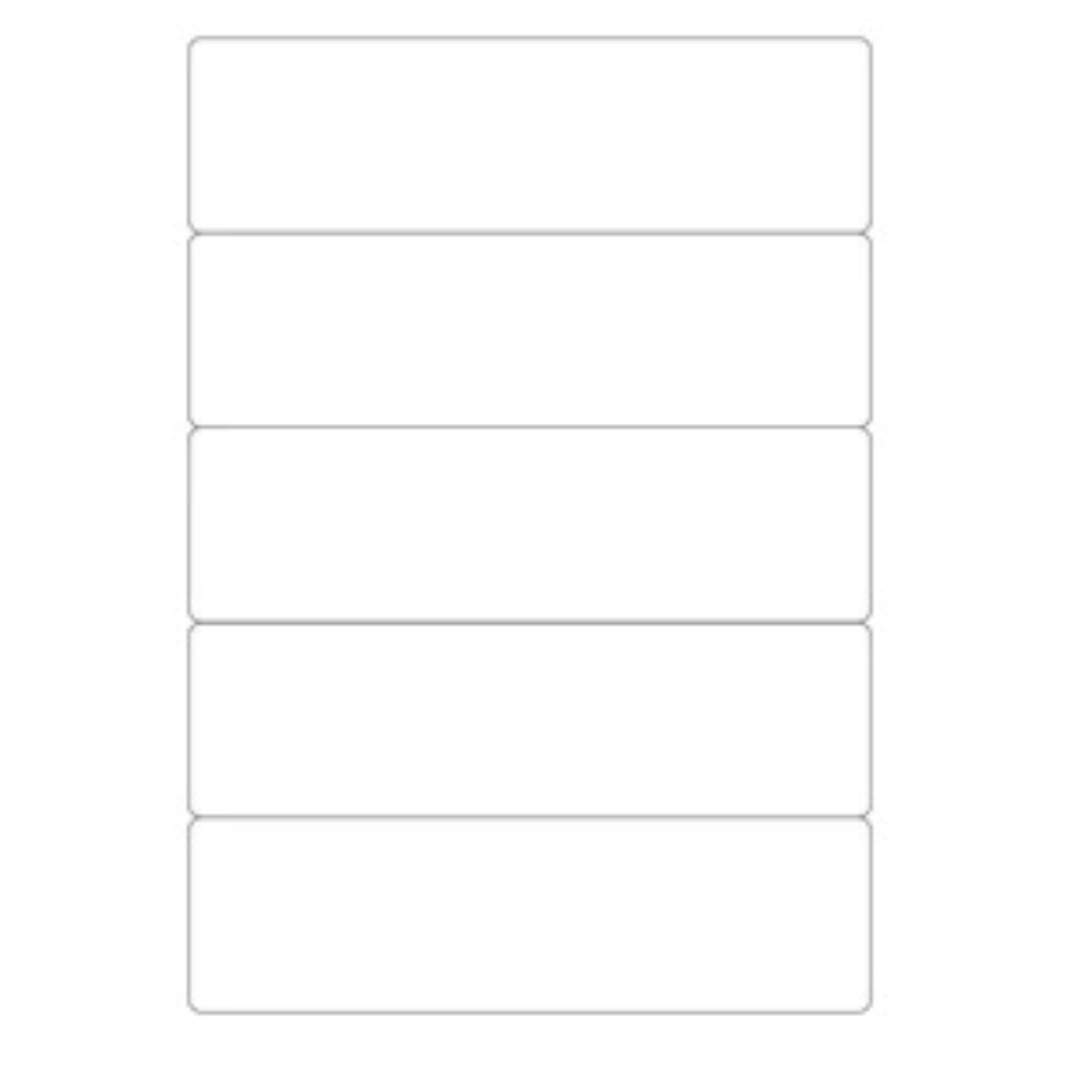 1" x 4.24"Self Adhesive Labels: 25 Pack Labels & Tags Label School size and feature image
