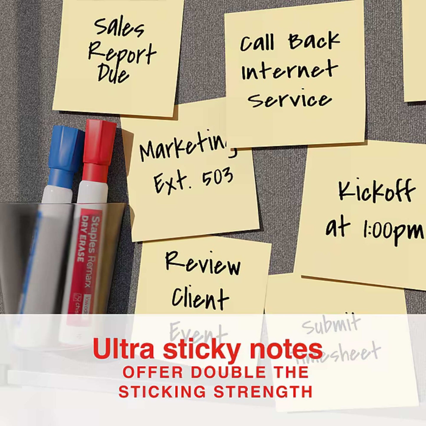 Self Adhesive Notes  Sticky pads for Quick Reminders and Organization 6Packs