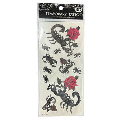 Unisex Colored Semi Permanent/Temporary Long-Lasting Tattoo
