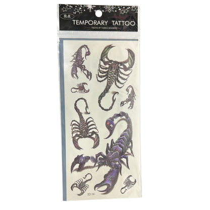 Unisex Colored Semi Permanent/Temporary Long-Lasting Tattoo