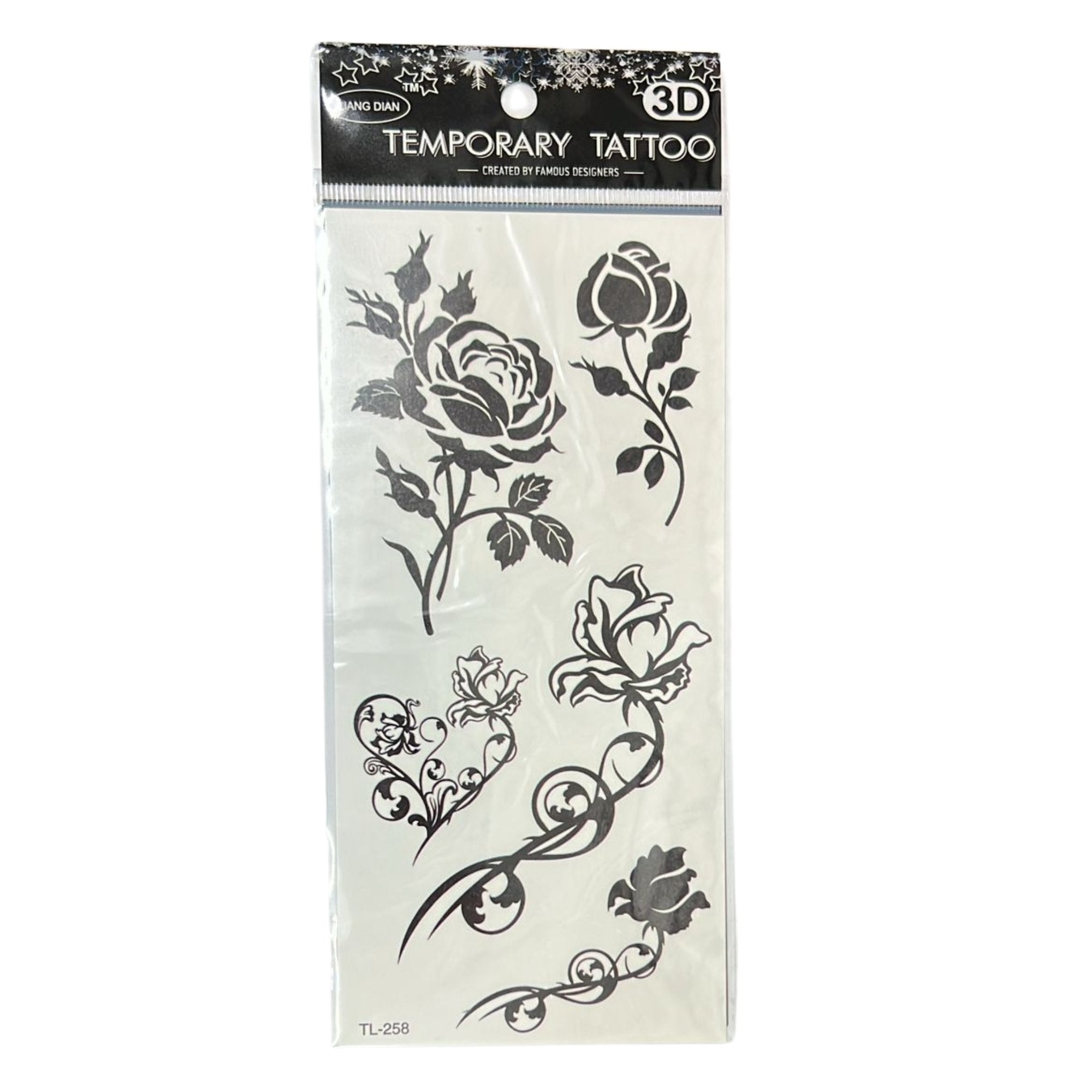 Semi Permanent/Temporary Tattoos for Women: 1 Pack Tattoos Tattos size and feature image