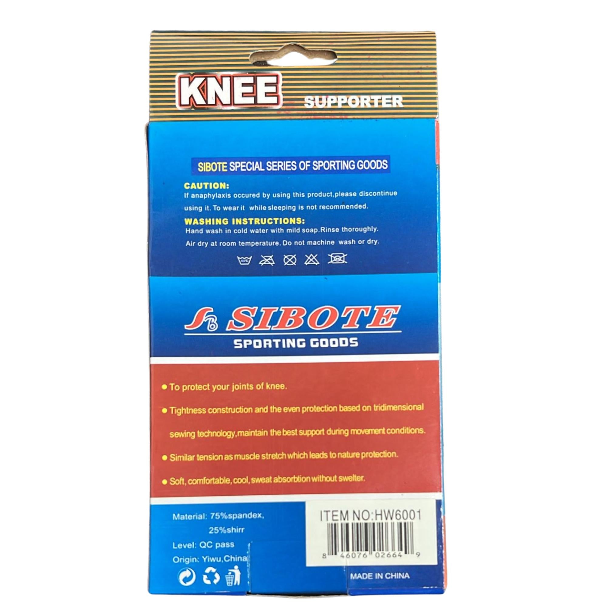 Sibote Knee Support: 1 Pack Personal Care Safety product detail image