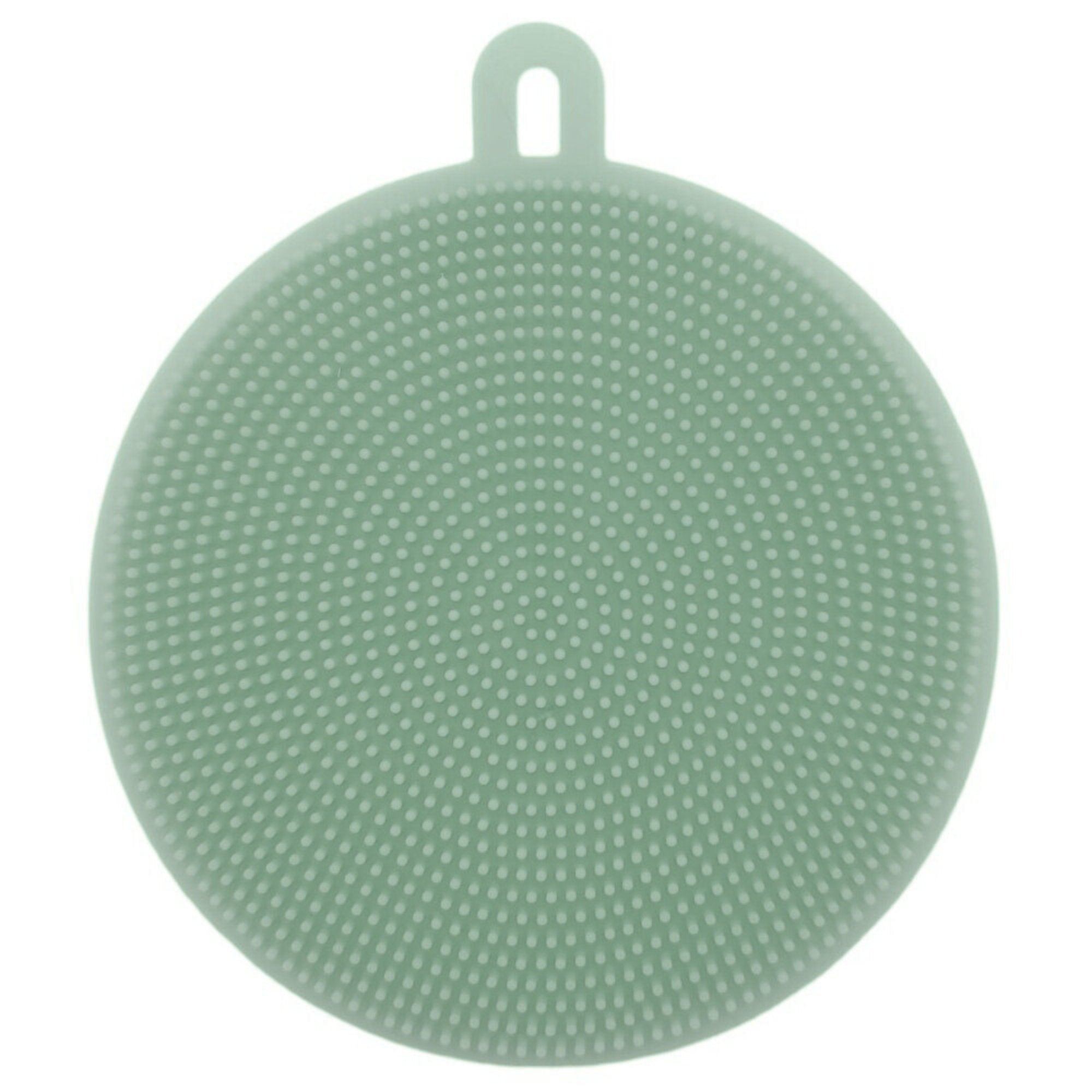 4.3" Round Silicone Sponge Scrubber: 1 Pack Sponges & Scouring Pads Kitchen Accessories product image 8