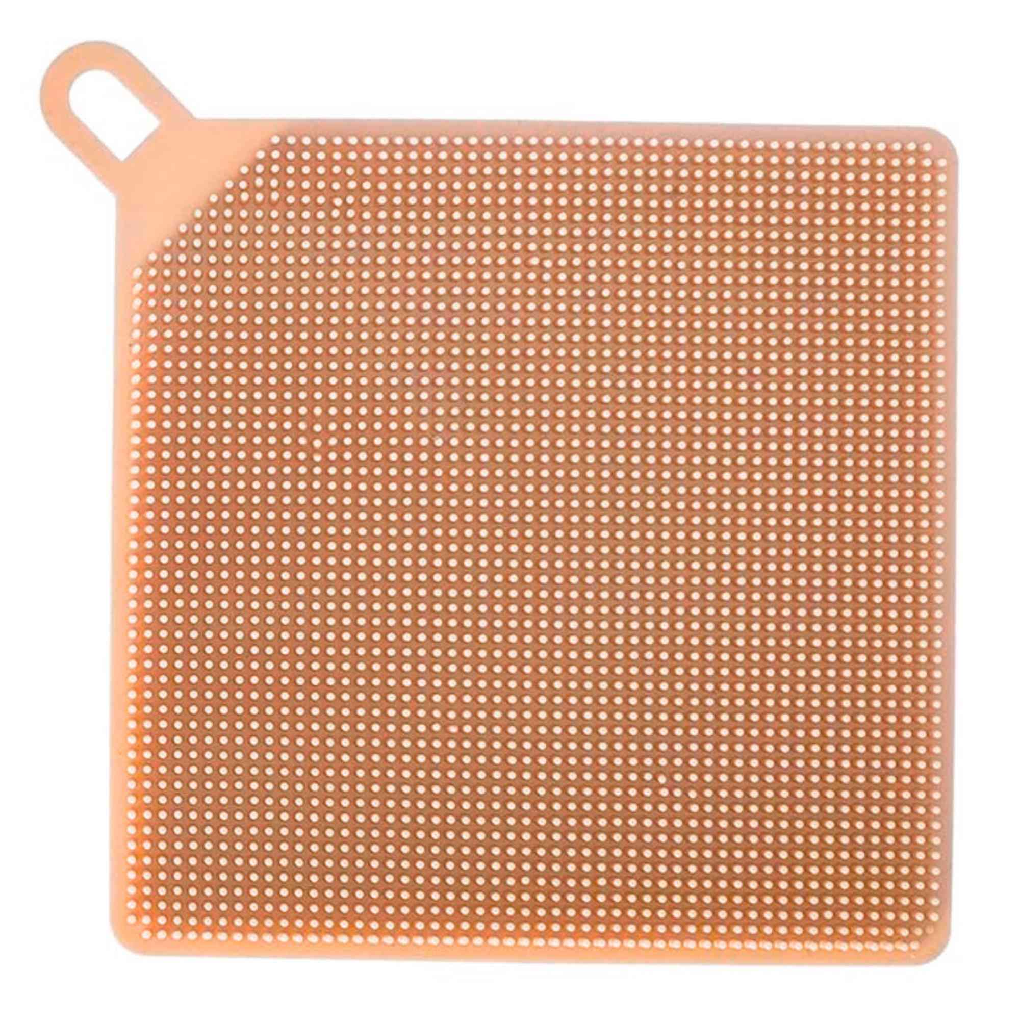 4.3" Square Silicone Sponge Scrubber: 1 Pack Sponges & Scouring Pads Kitchen Accessories product image 6