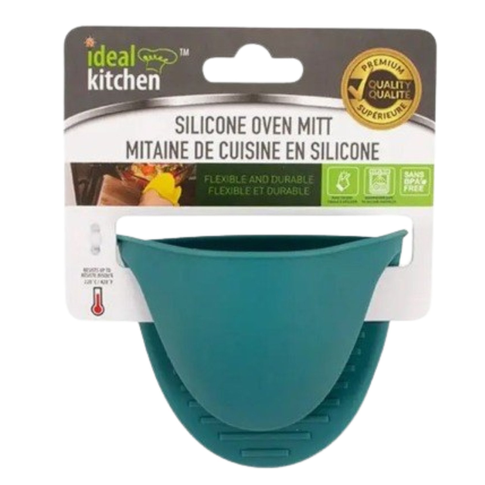 Silicone Oven Heat Resistant Mini Potholders Mitts: 1 Pair Oven Mitts & Pot Holders product image 6