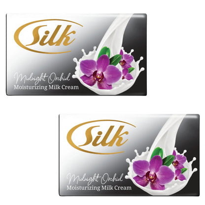100g Silk Midnight Orchid Moisturizing  Milk Cream Soap