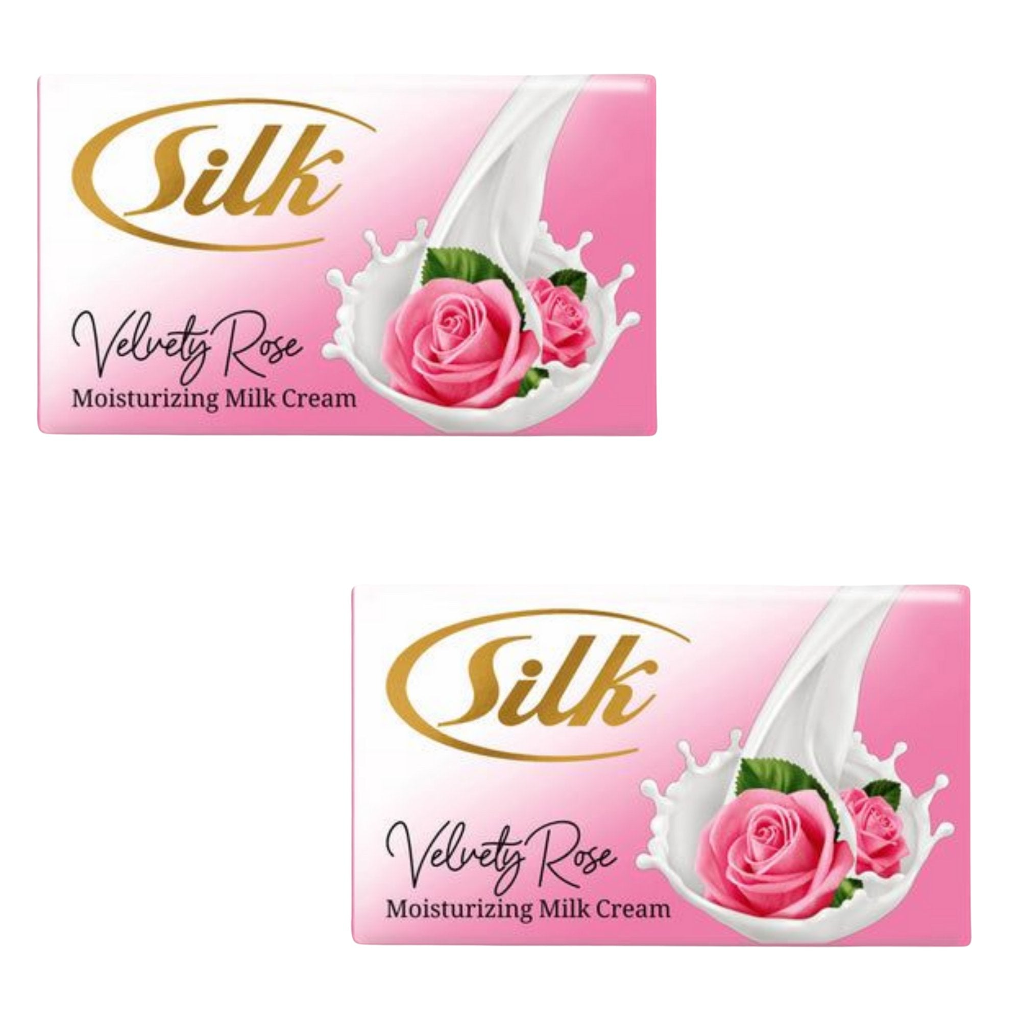100g Silk Velvety Rose Milk Cream Moisturizing Soap: 2 Bars Bar Soap Bath Soap Bathroom main product image