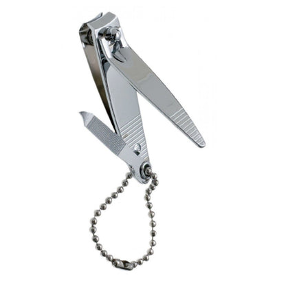 Silver Fingernail Clipper with Chain