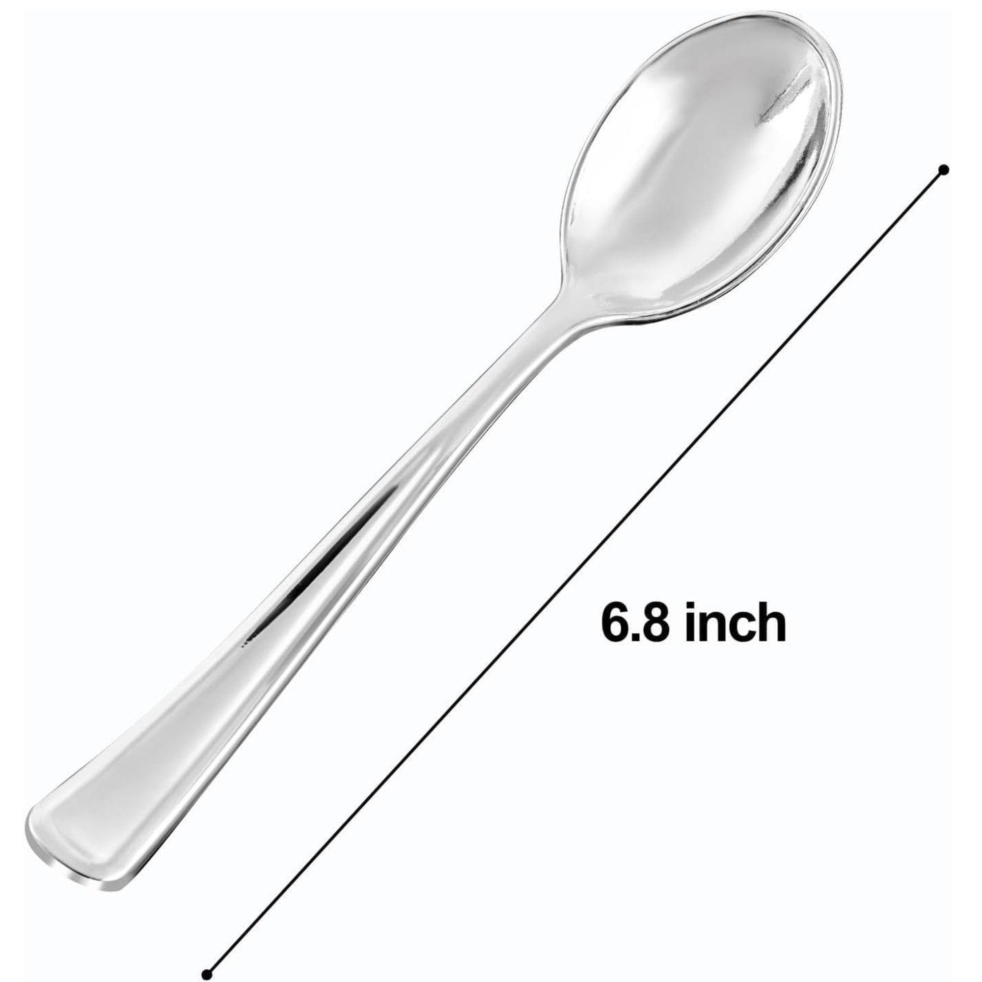 Silver Plastic Spoons: 18 Pack Party Tableware, Event Catalog size and feature image