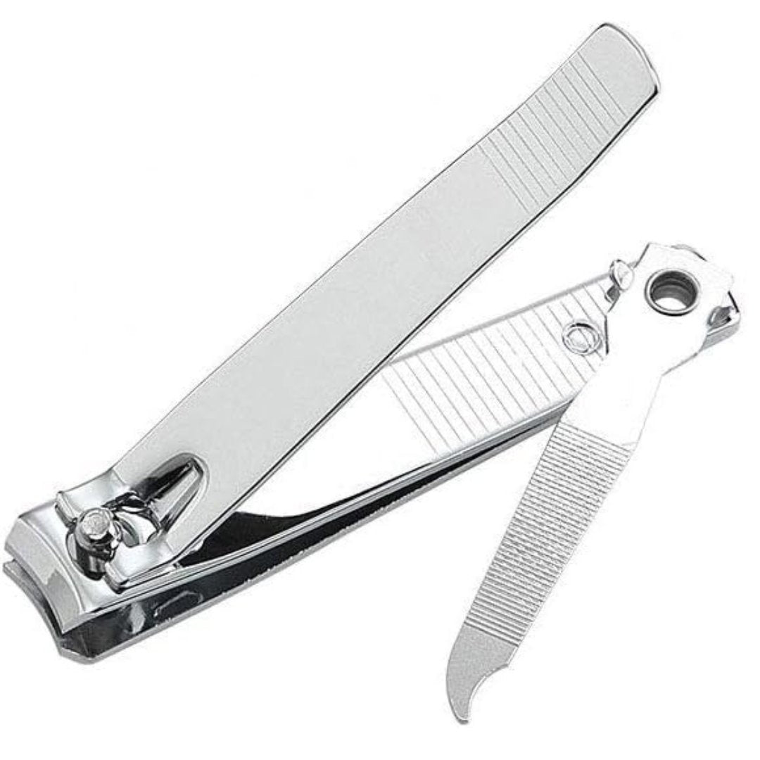 3" Silver Toe Nail Clipper: 1 Pack Nail CLippers beauty and personal Nails Tools lifestyle use image