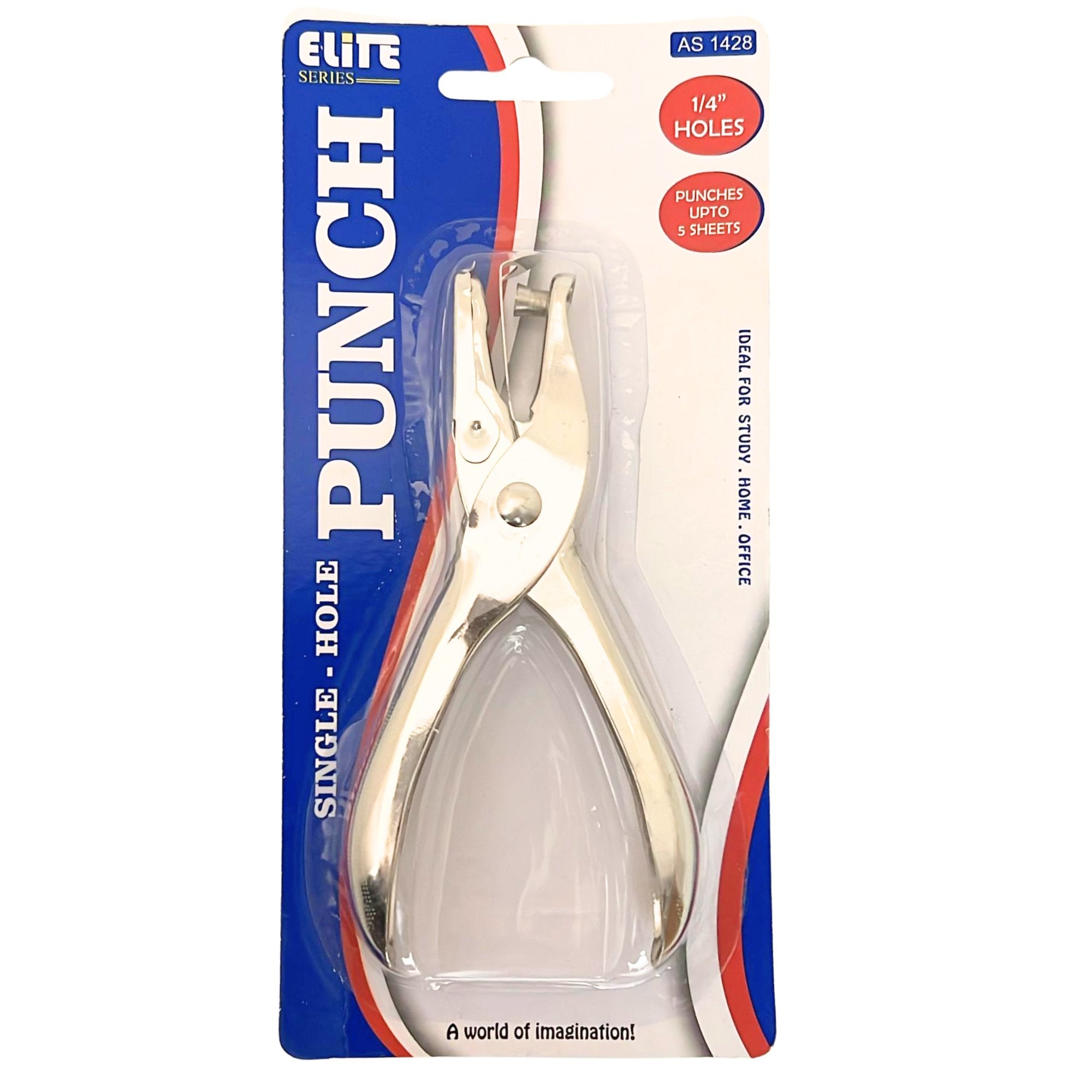 Single Hole Punch 5 Sheet Capacity 1/4" Hole: 1 Pack Hole Punches main product image