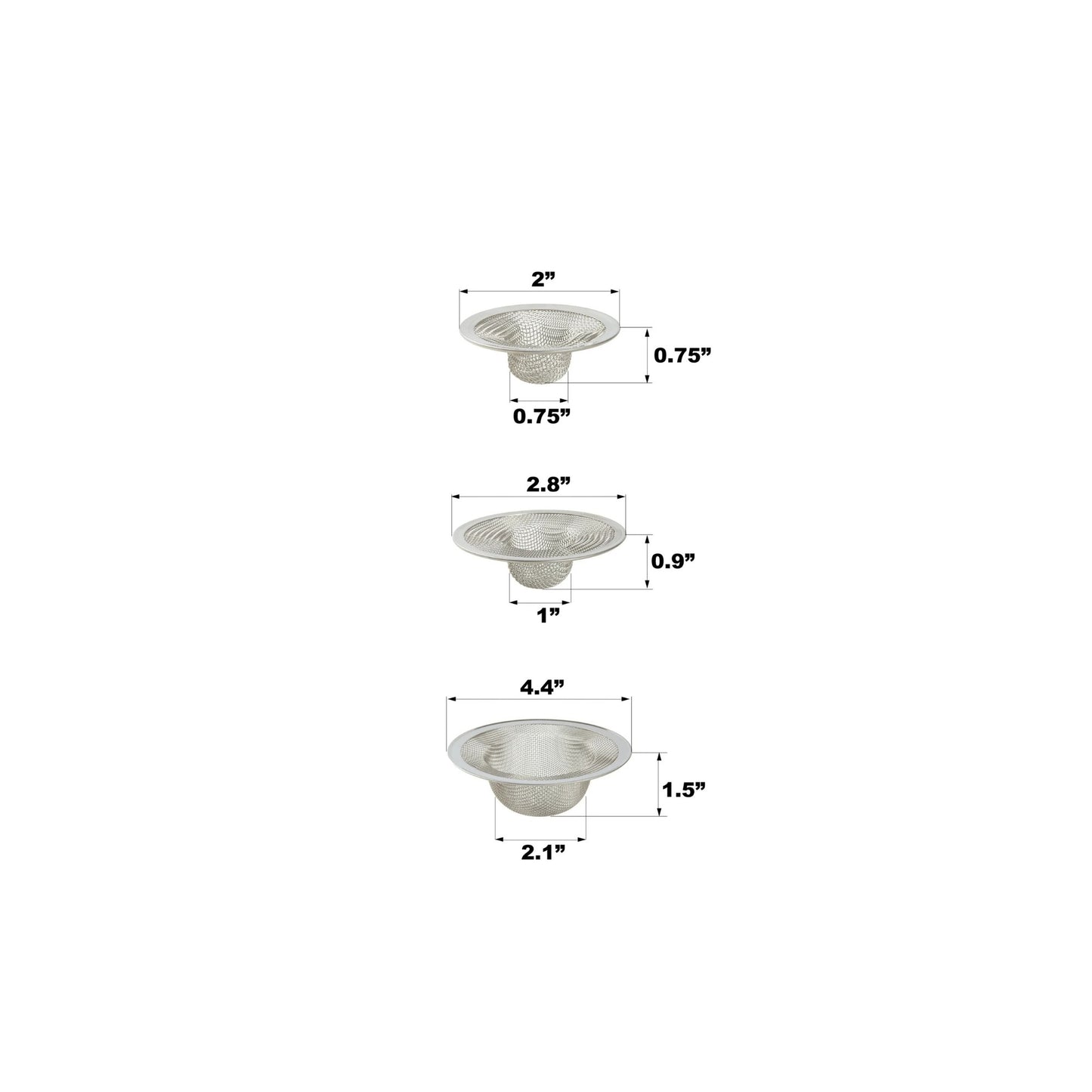 Sink Strainers Stainless Steel Mesh