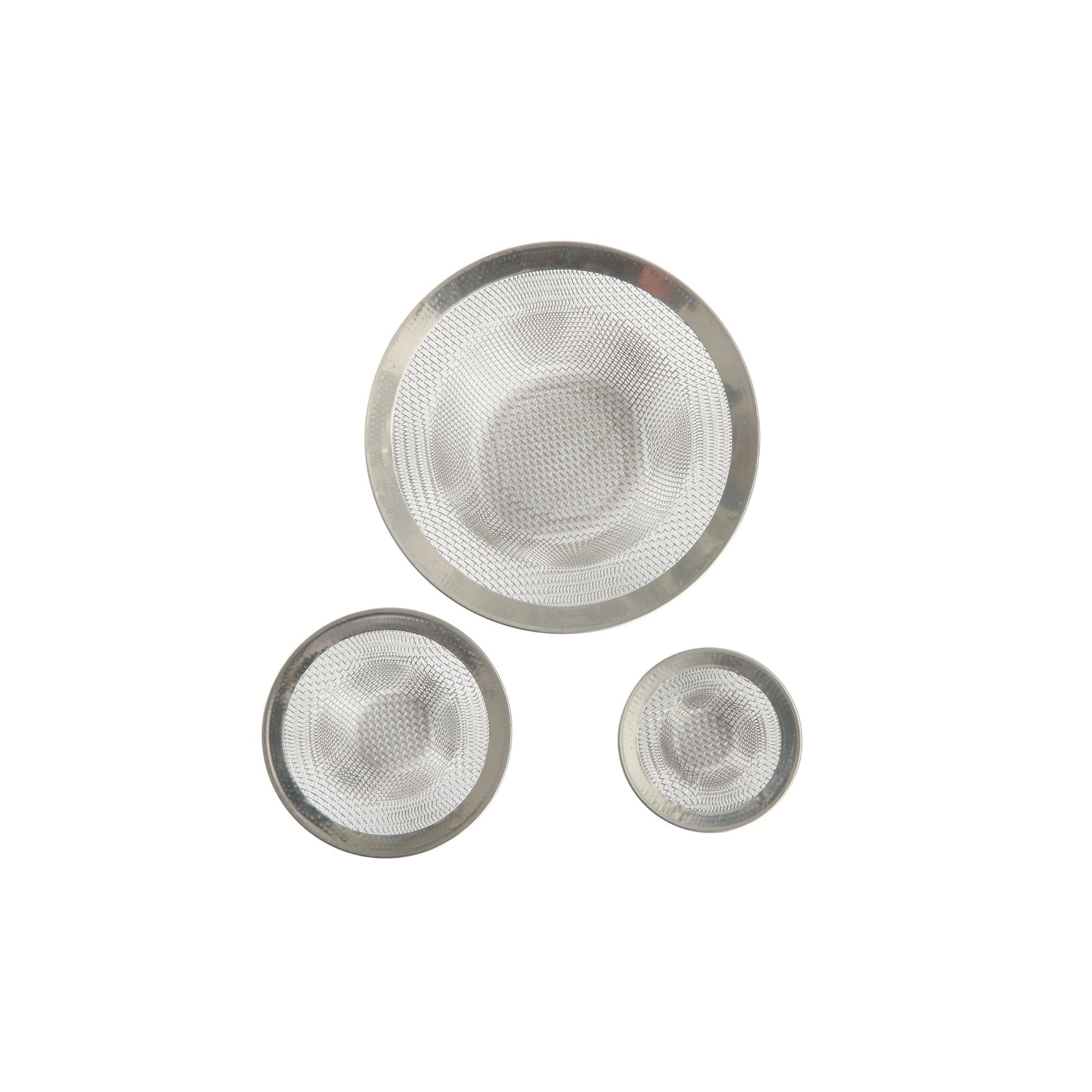 Sink Strainers Stainless Steel Mesh: 3 Pack Drain Covers & Strainers Hardware lifestyle use image
