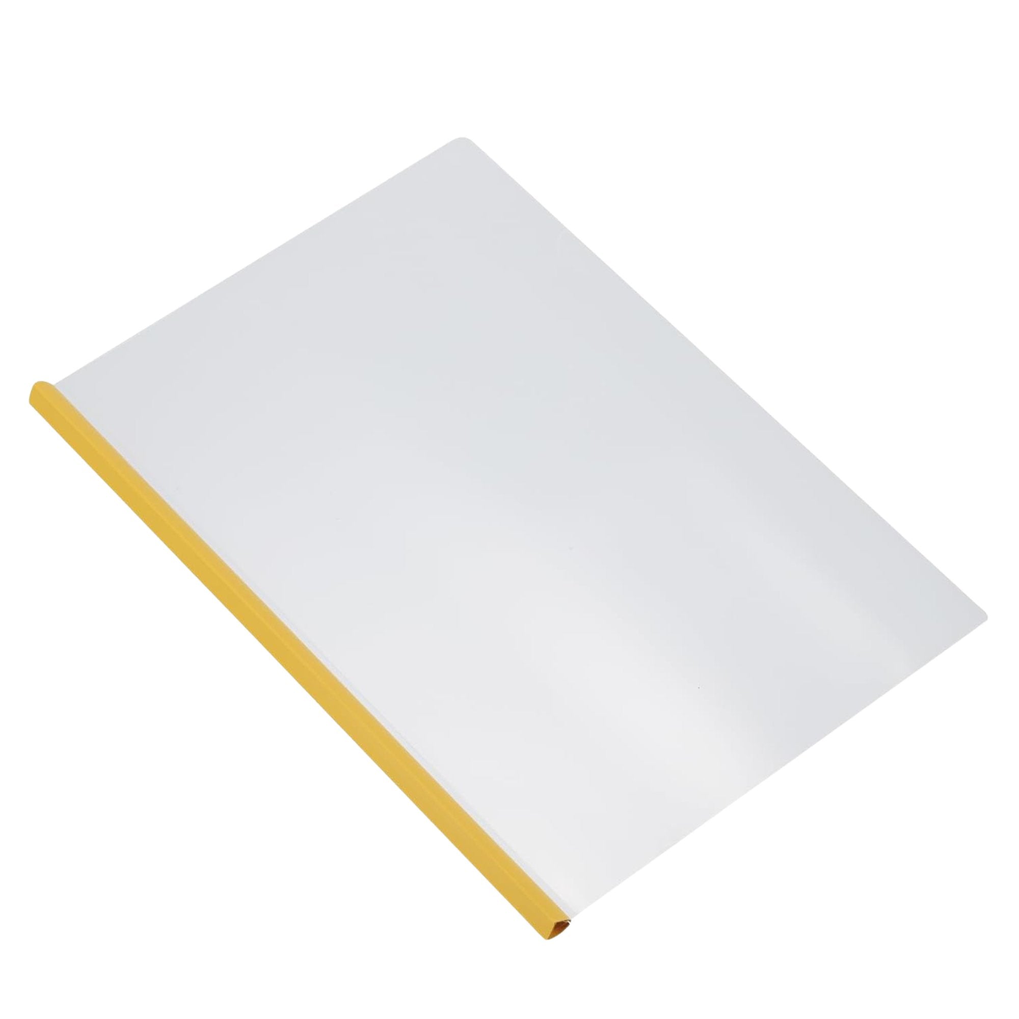 Slide Grip Report Covers – Letter Size – Clear Front & Back with Sliding Bar: 5 Pack File Folders product detail image