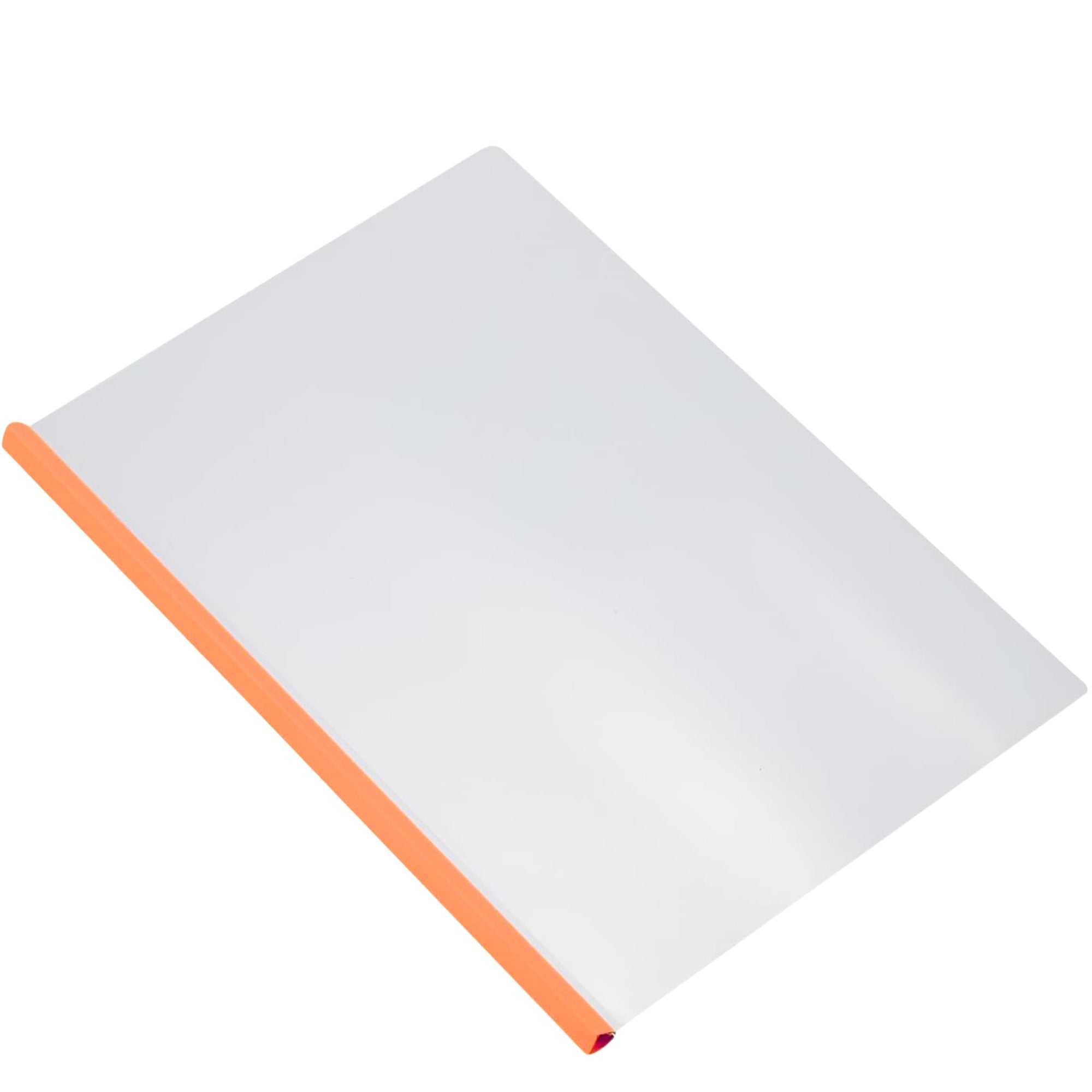 Slide Grip Report Covers – Letter Size – Clear Front & Back with Sliding Bar: 5 Pack File Folders size and feature image