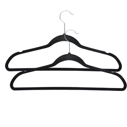 Basics Slim Velvet Non-Slip Suit Hangers with 360° Swivel Hook