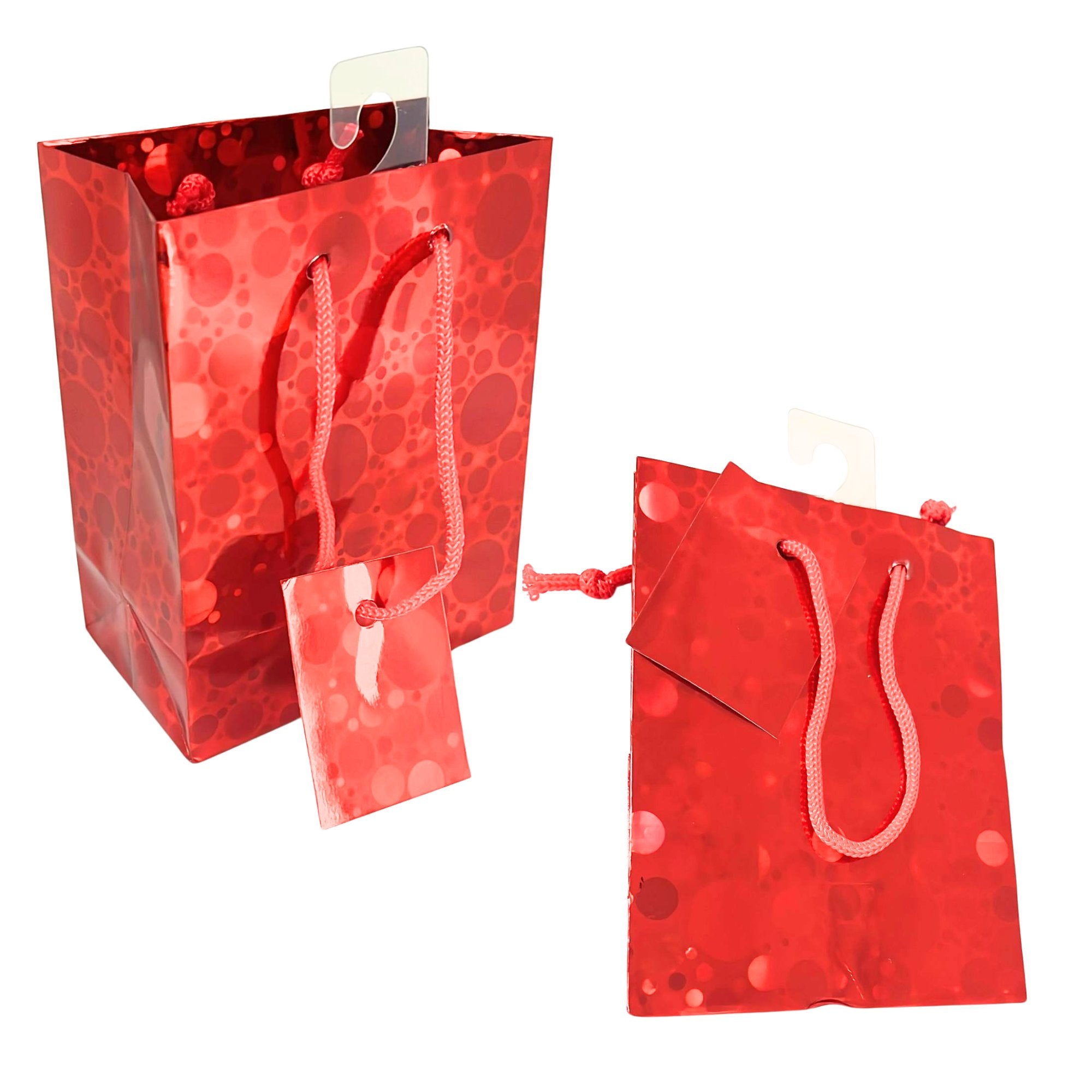 Small Foil & Holographic Gift Bags – 5.5 x 4.5 x 3 Inches: 2 Pack Party Bag product image 7