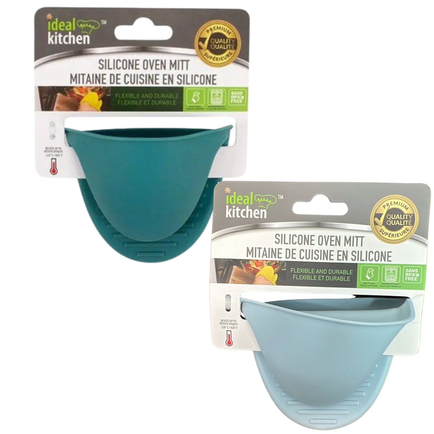 Silicone Oven Heat Resistant Mini Potholders Mitts