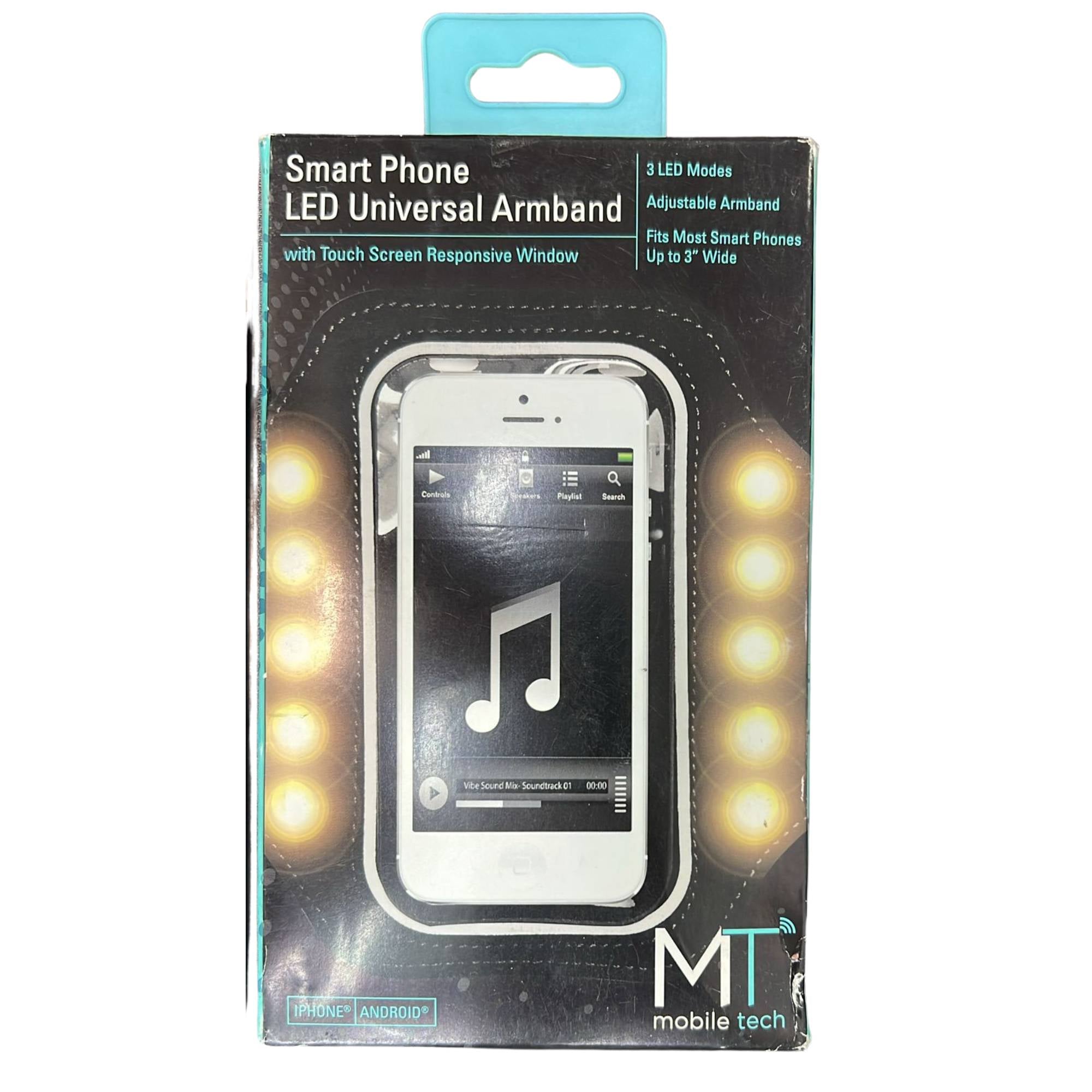 Smartphone LED Armband with Adjustable Strap for Jogging: 1 Pack Sport Safety Lights Gift main product image