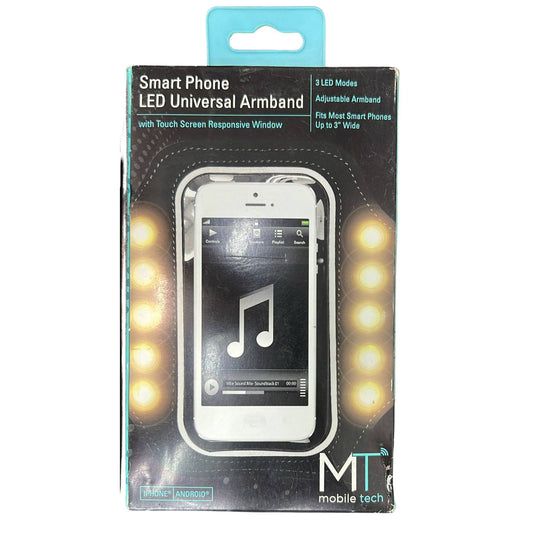 Smartphone LED Armband with Adjustable Strap for Jogging