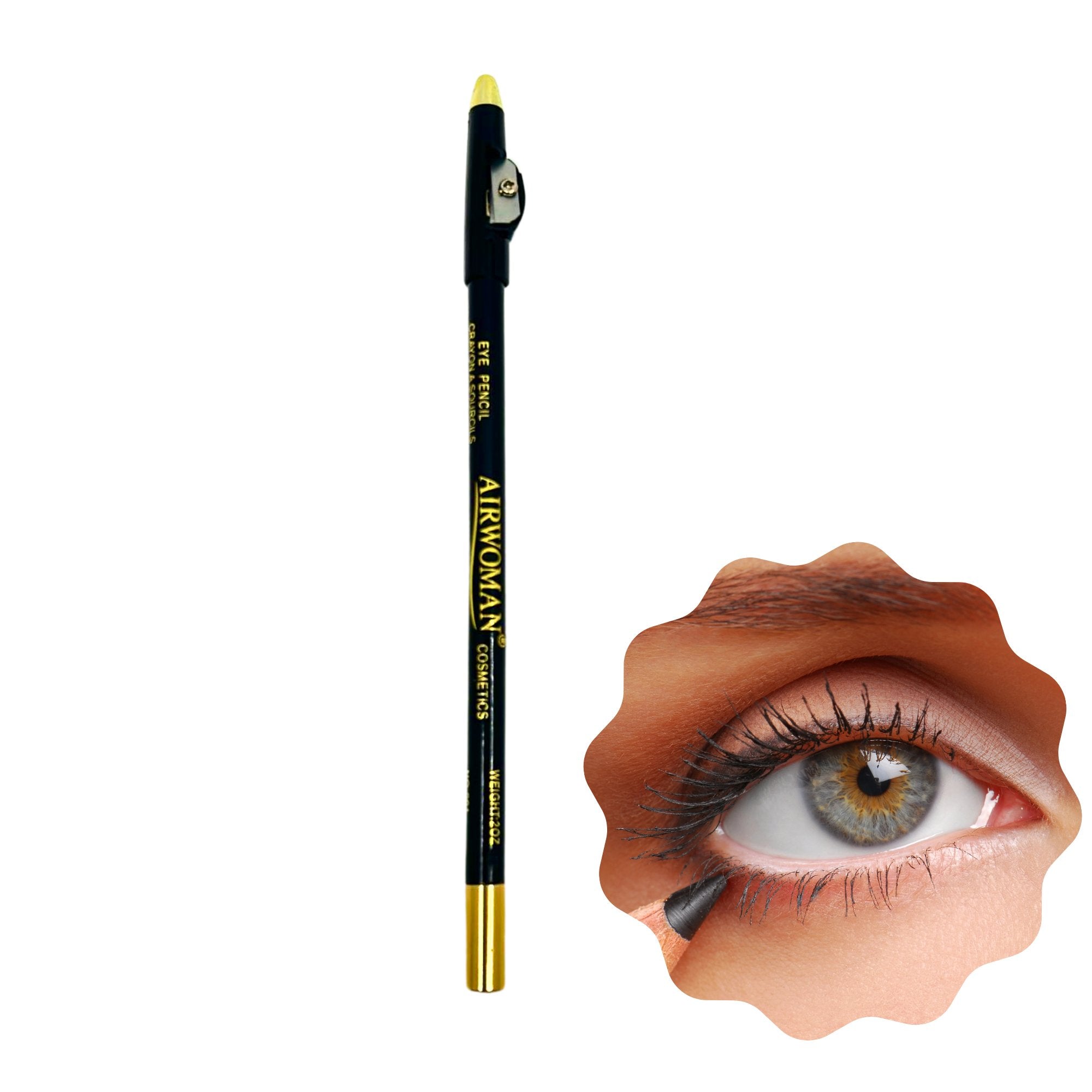 Airwoman Long Lasting Eye Pencils with Sharpner: 1 Pack Eye Pencil Holiday Gift makeup main product image