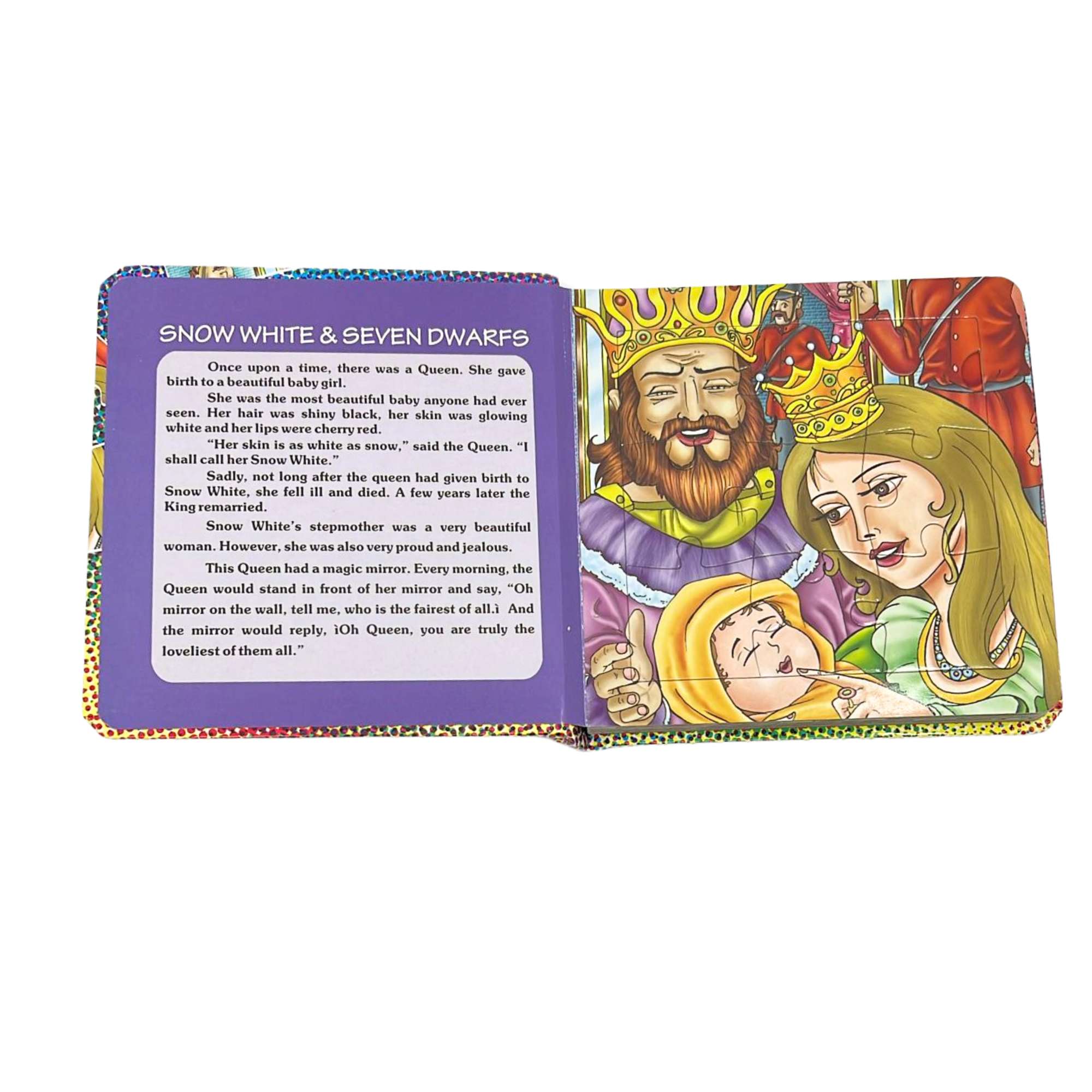 Snow White & Seven Dwarfs Jigsaw Puzzle Book Story book Coloring Books & Pads Book Puzzle product detail image