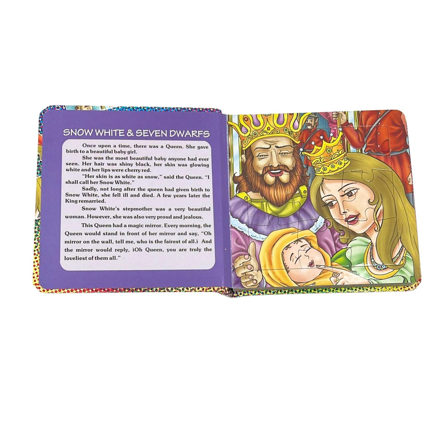Snow White & Seven Dwarfs Jigsaw Puzzle Book. | Storybook Adventure all-in-one