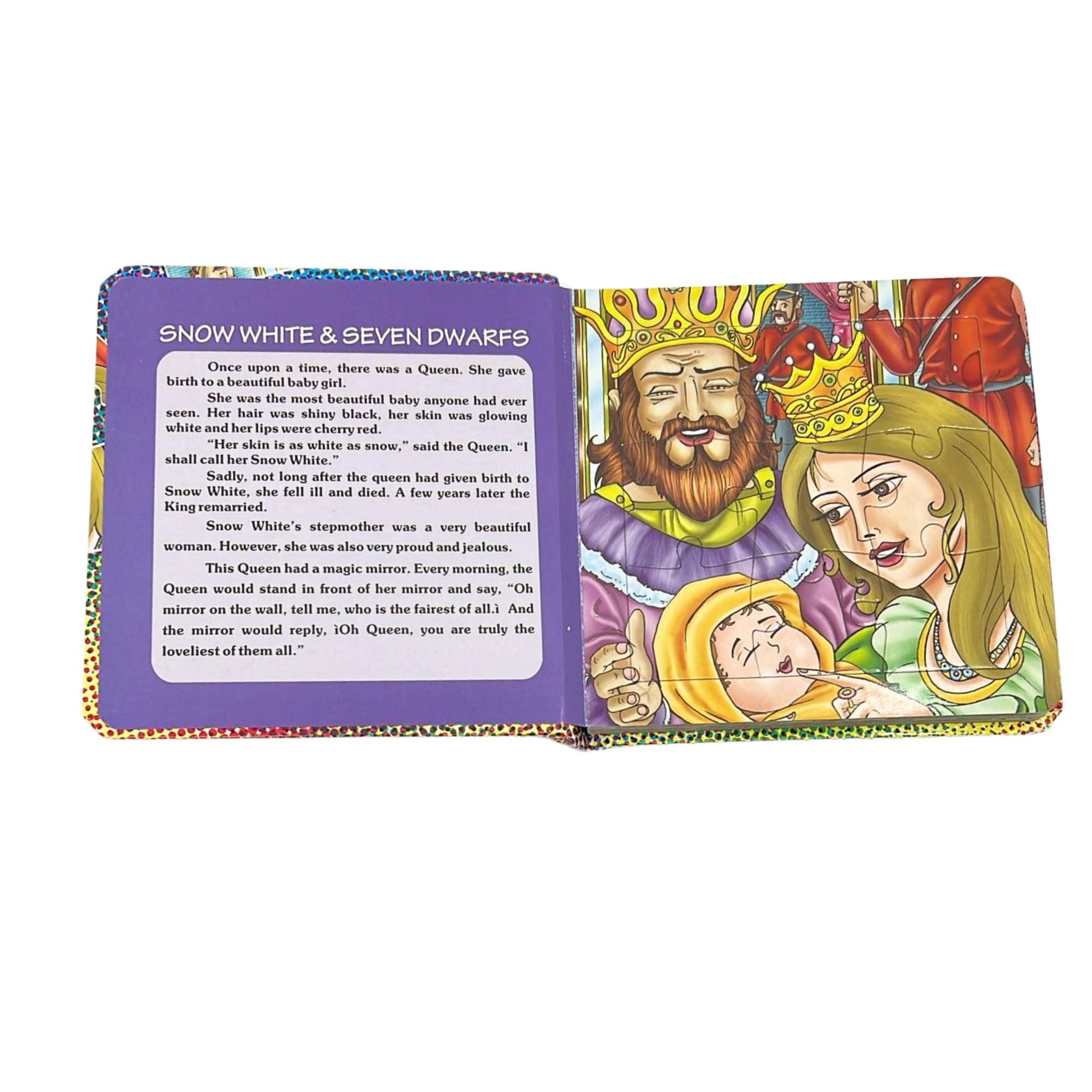 Snow White & Seven Dwarfs Jigsaw Puzzle Book. | Storybook Adventure all-in-one