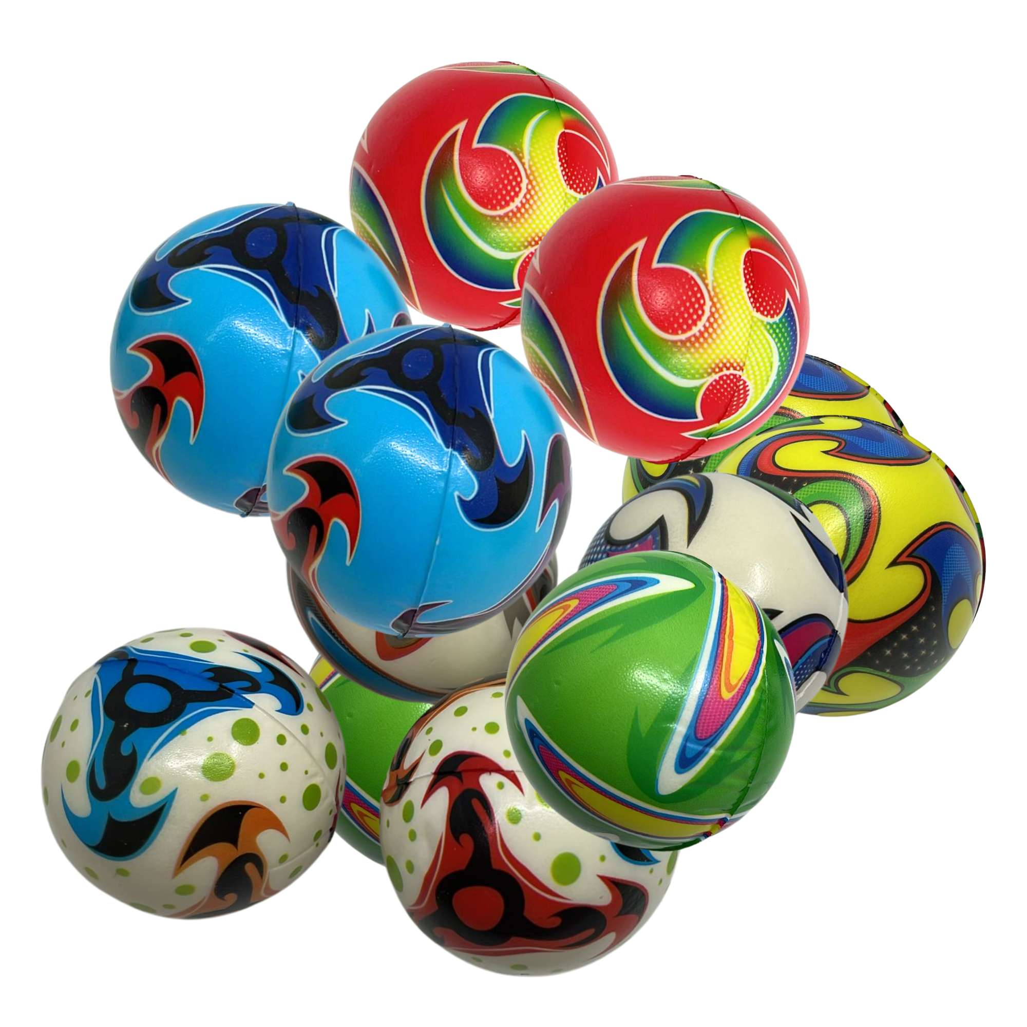 3" Soft Mini Balls for Kids – Fun Patterned Designs, Color & Design May Vary: 1 Pack Bouncy Balls Holidays Gift Toys main