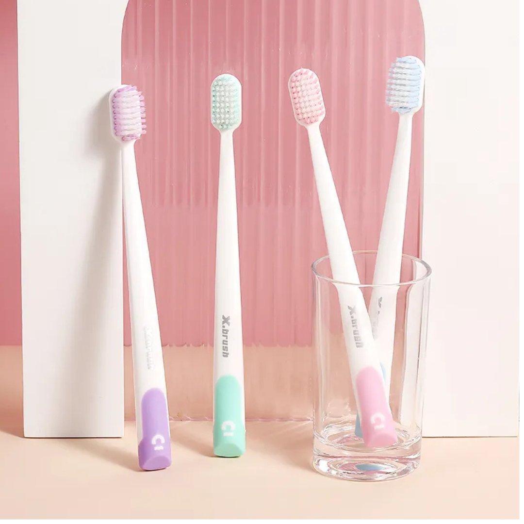 X. brush Soft Toothbrush with travel case: 1CT Toothbrushes Dental product image 7
