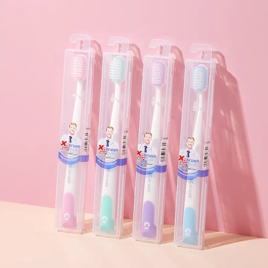 X. brush Soft Toothbrush with travel case: 1CT Toothbrushes Dental product image 8