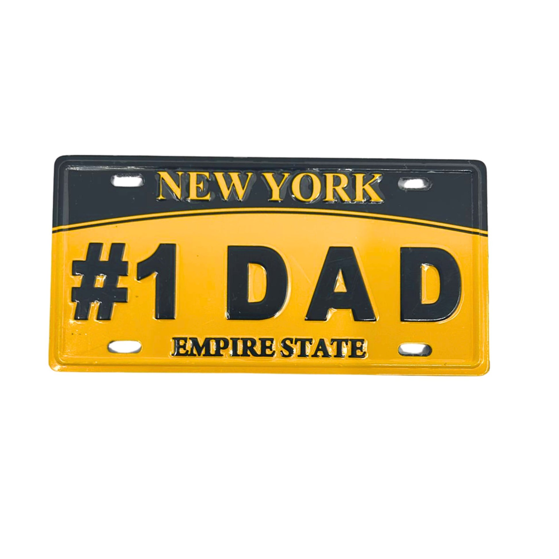 Souvenir New York Plate – Decorative Metal Sign for Art, Crafts, Gifts & Home Décor