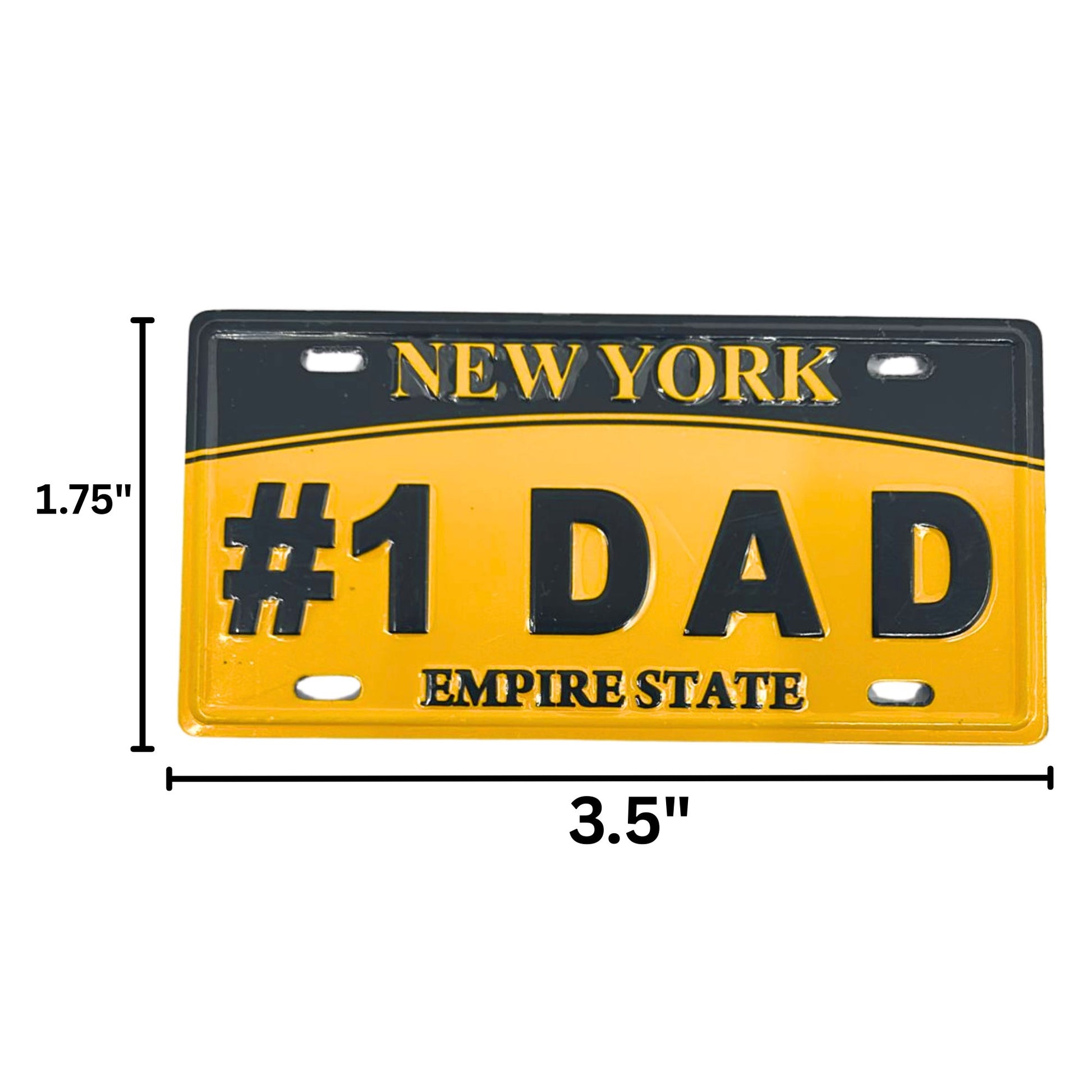 Souvenir New York Plate – Decorative Metal Sign for Art, Crafts, Gifts & Home Décor