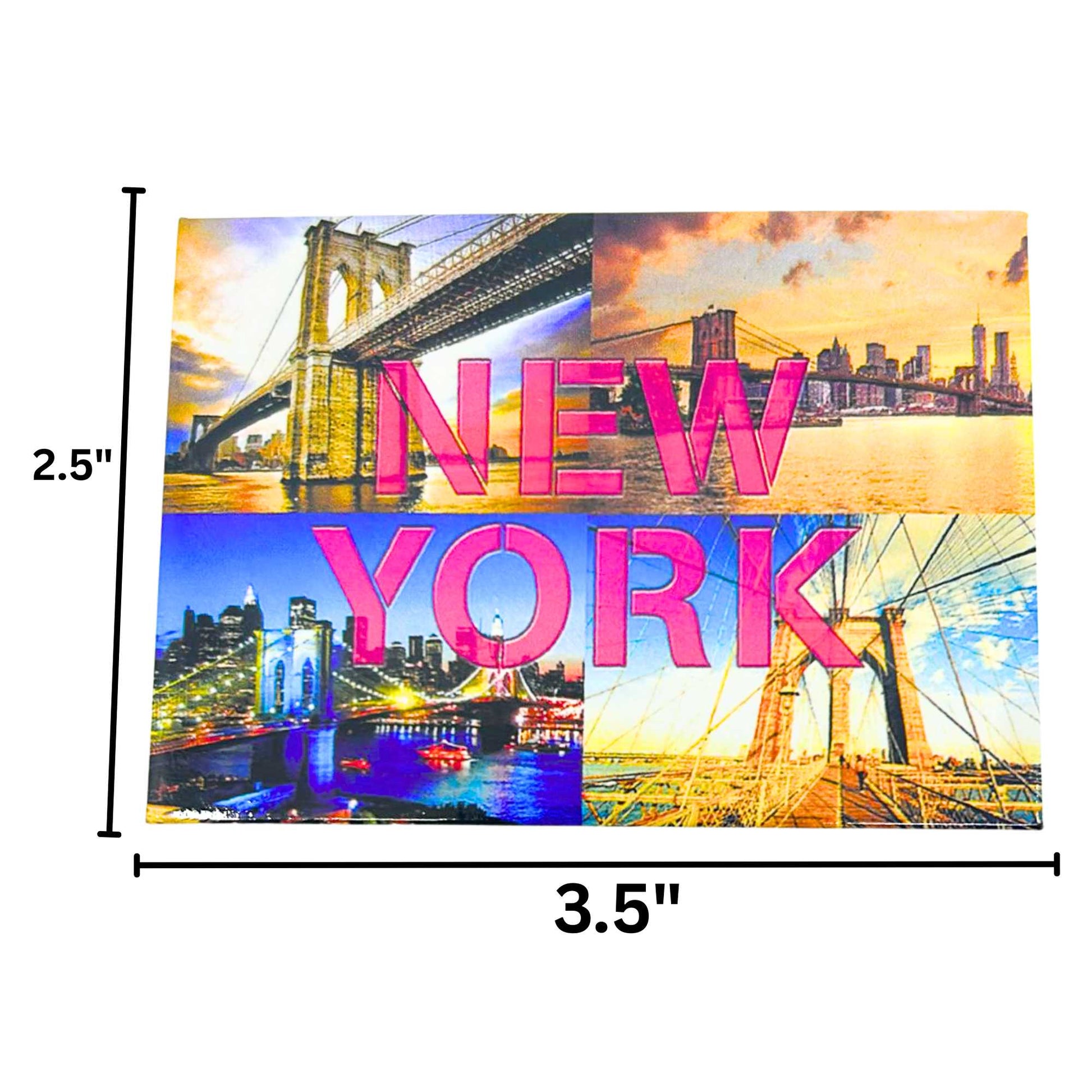 Souvenir New York Plate – Decorative Metal Sign for Art, Crafts, Gifts & Home Décor