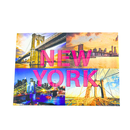 Souvenir New York Plate – Decorative Metal Sign for Art, Crafts, Gifts & Home Décor