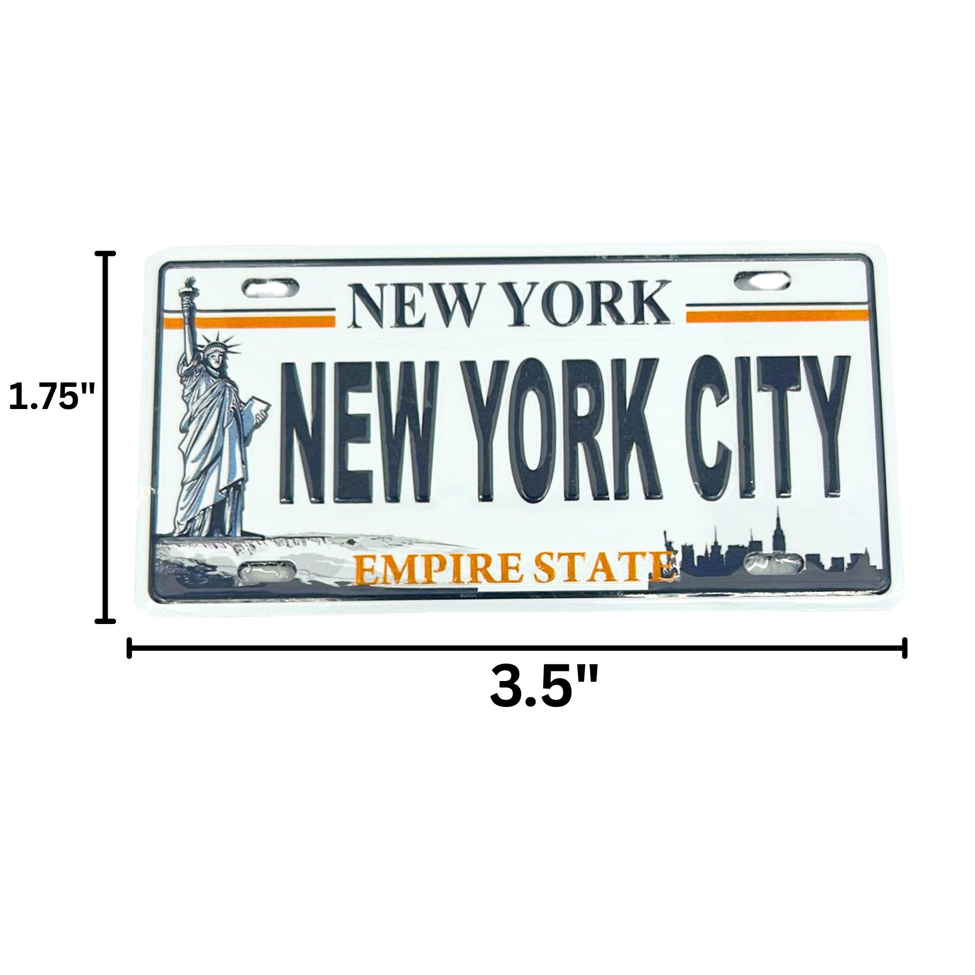 Souvenir New York Plate – Decorative Metal Sign for Art, Crafts, Gifts 1 Pack Souvenir License Plate product detail image