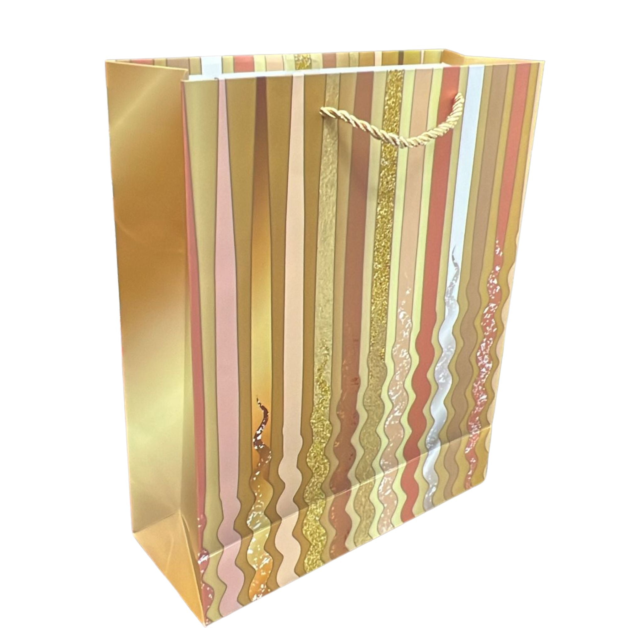 Sparkly Geometrical waves Gift Bag: 1 Pack Gift Bags lifestyle use image