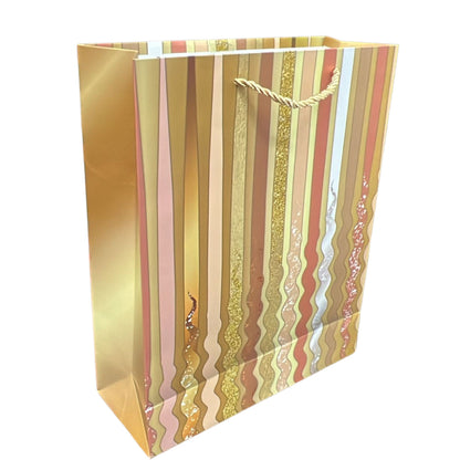 Sparkly Geometrical waves Gift Bag