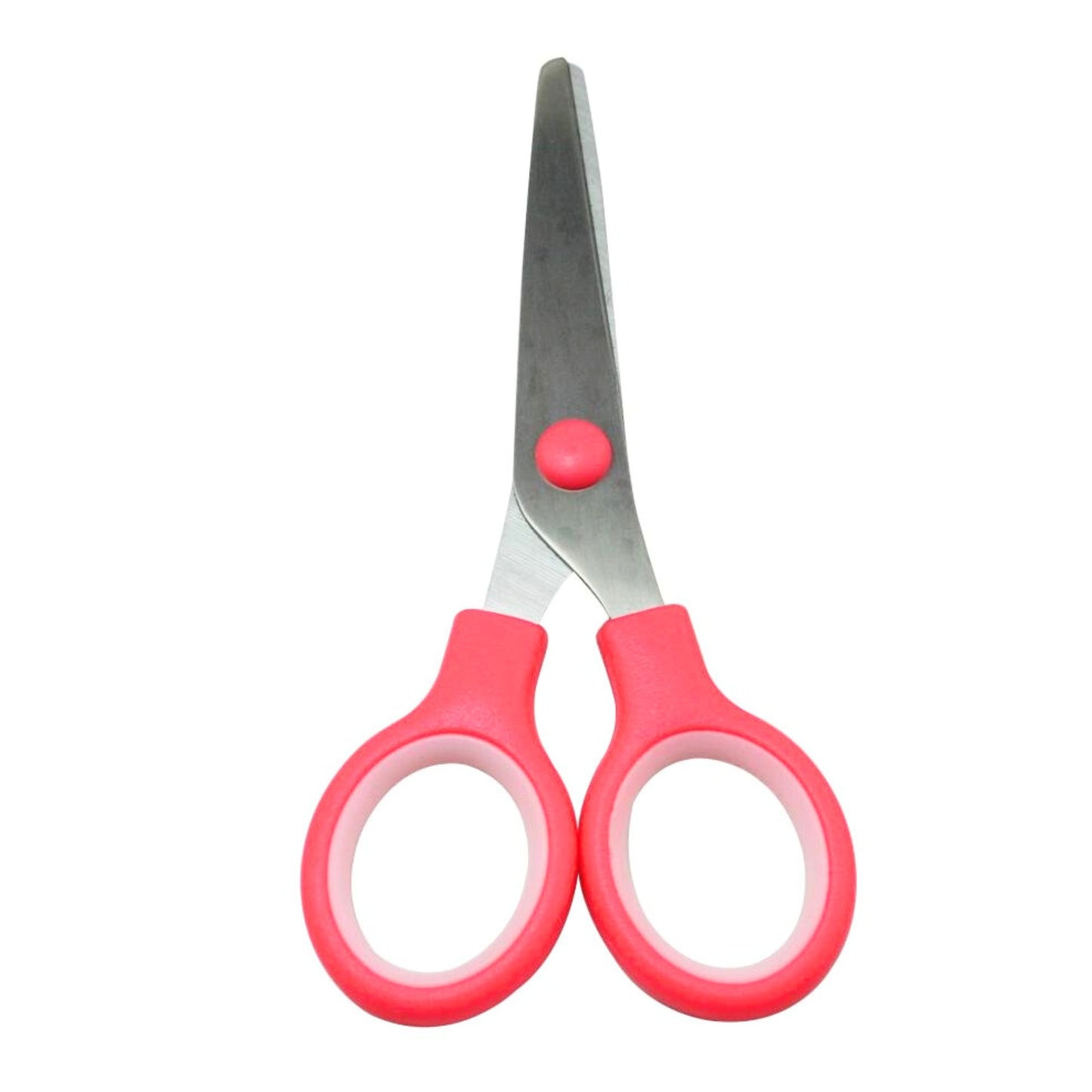 Stainless Blunt Tip Scissors with Color Rubber Grip Handle